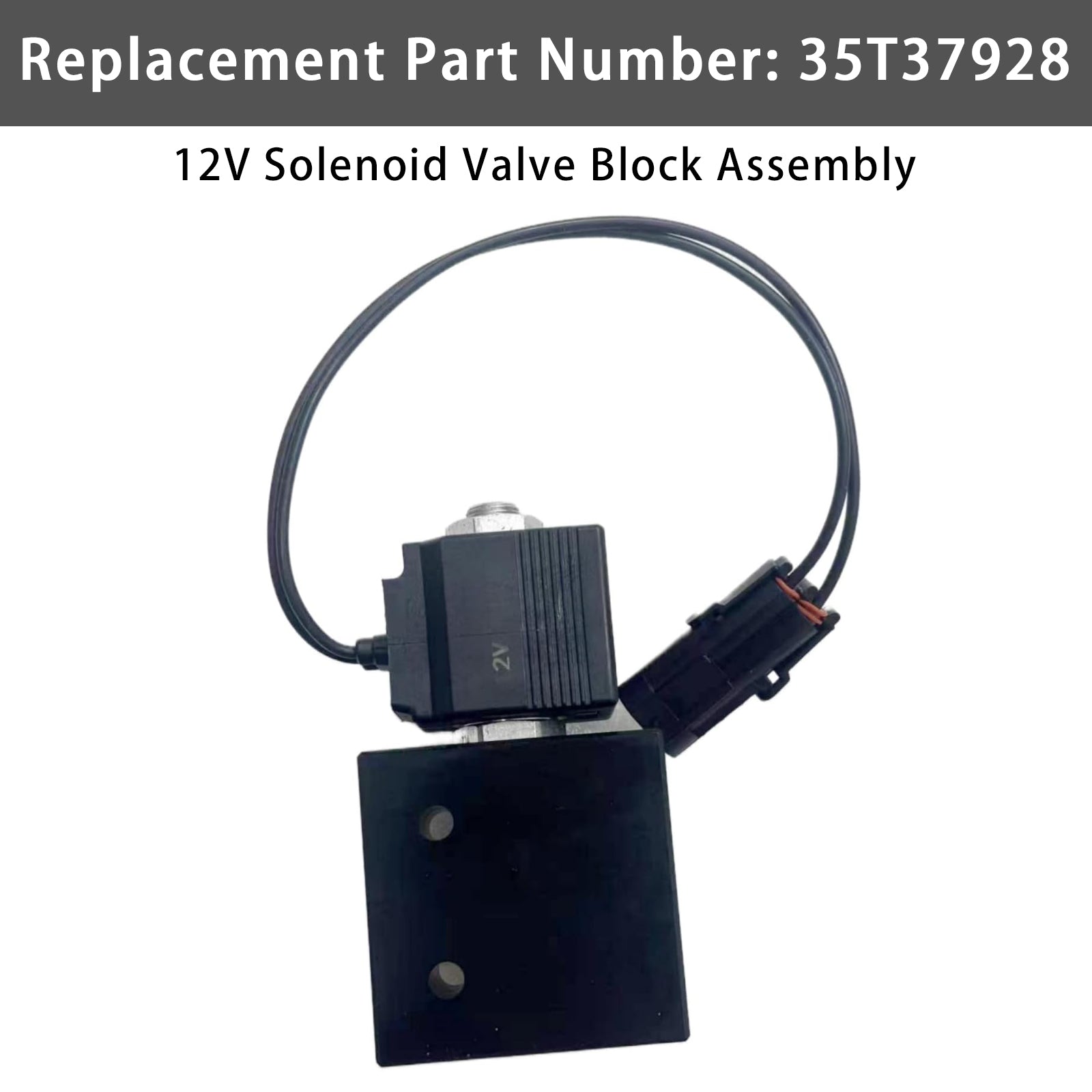 35T37928 Solenoid Valve 12V Block Assembly Fits For Muncie PTO Dump Truck