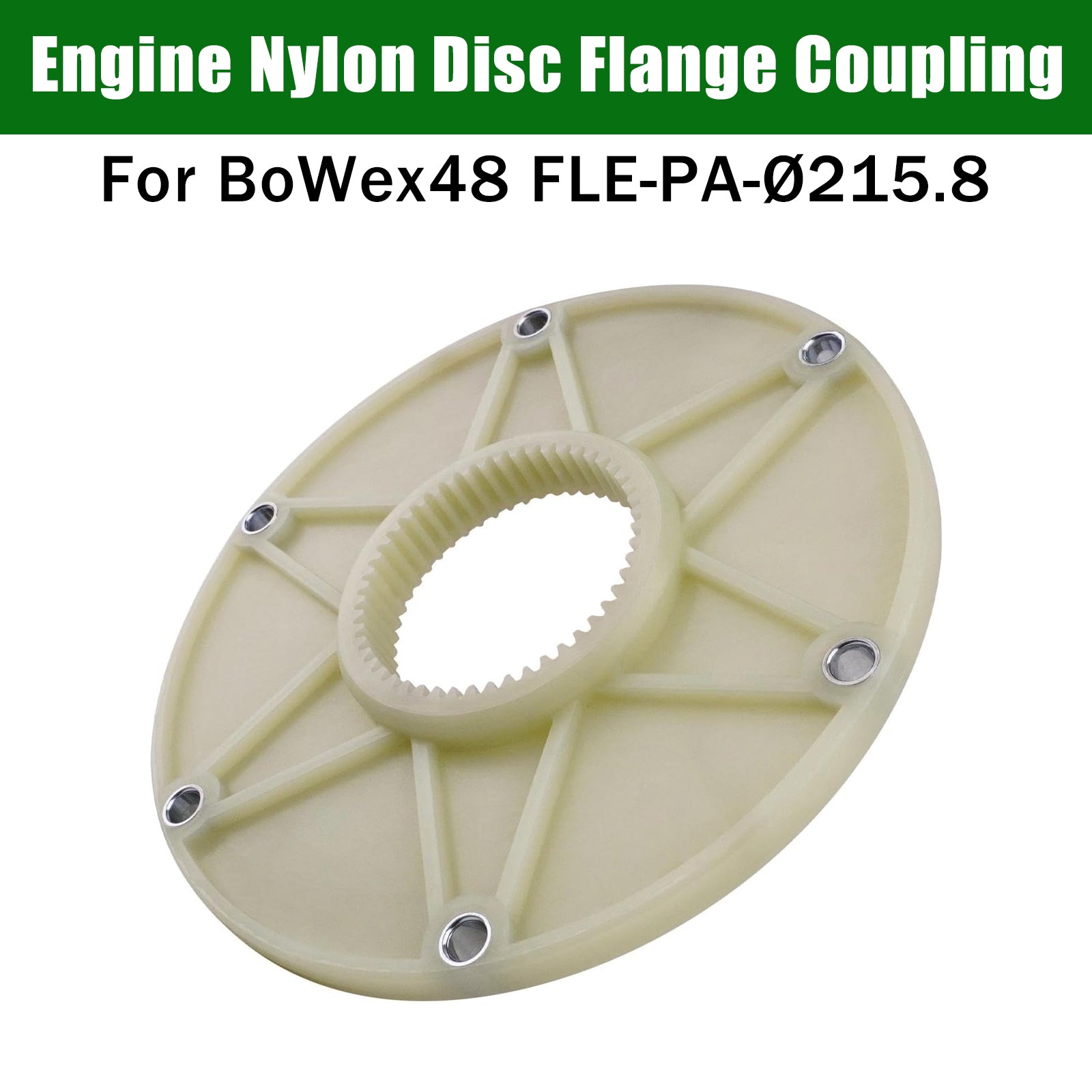 Fits For BoWex48 FLE-PA-?215.8 Engine Nylon Disc Flange Coupling