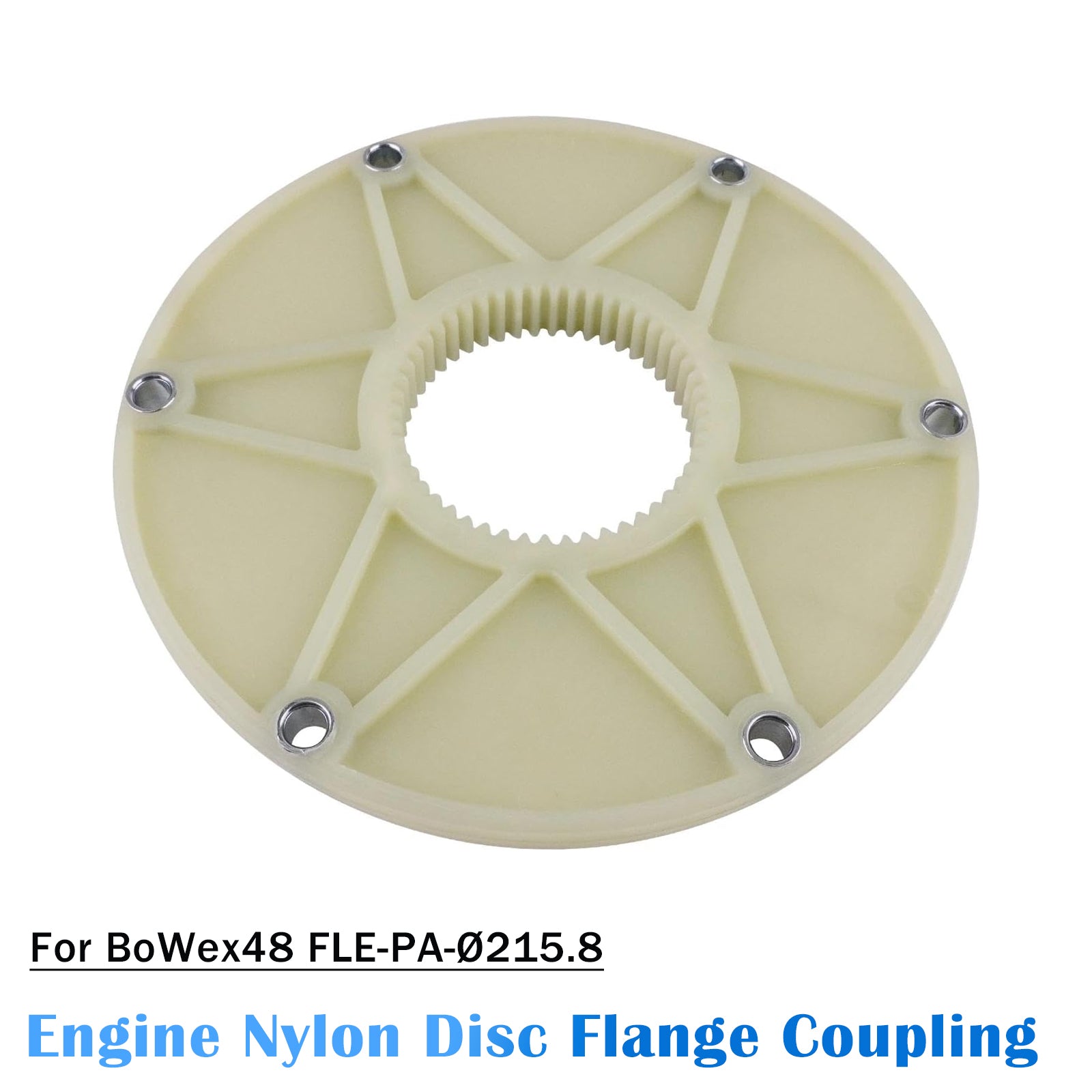Fits For BoWex48 FLE-PA-?215.8 Engine Nylon Disc Flange Coupling