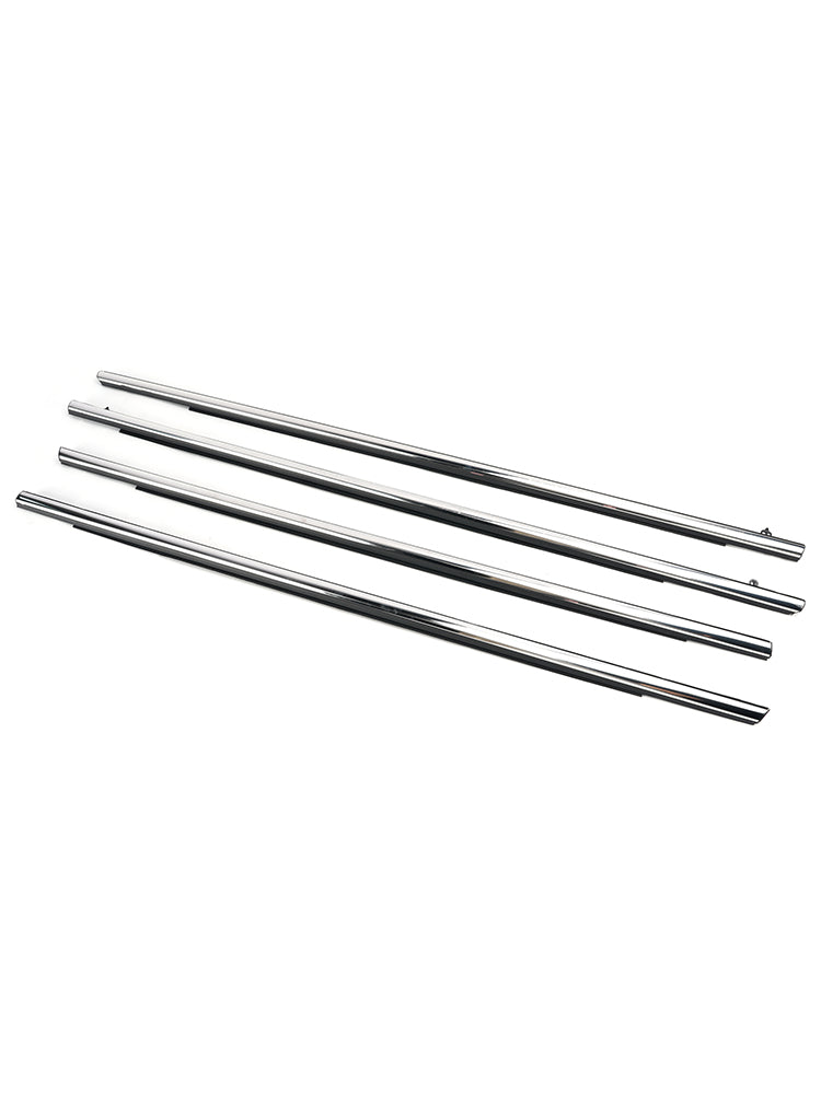 4PCS Car Window Weatherstrip Chrome 72450-TA6-A01 For Honda Odyssey 2015-2020