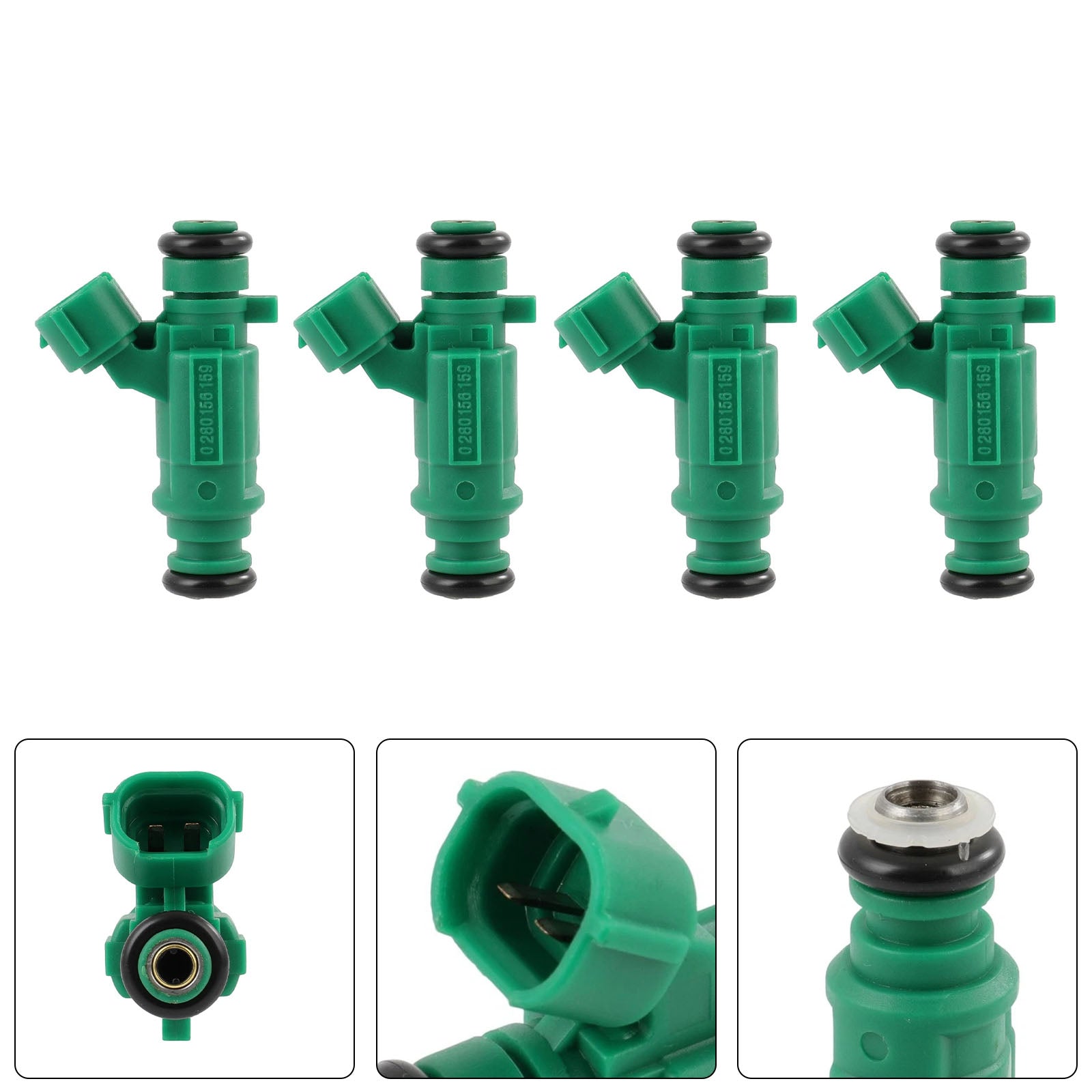 4Pcs Fuel Injector For Nissan Sentra L4 1.8 2003-06 0280156159 16600-4Z800