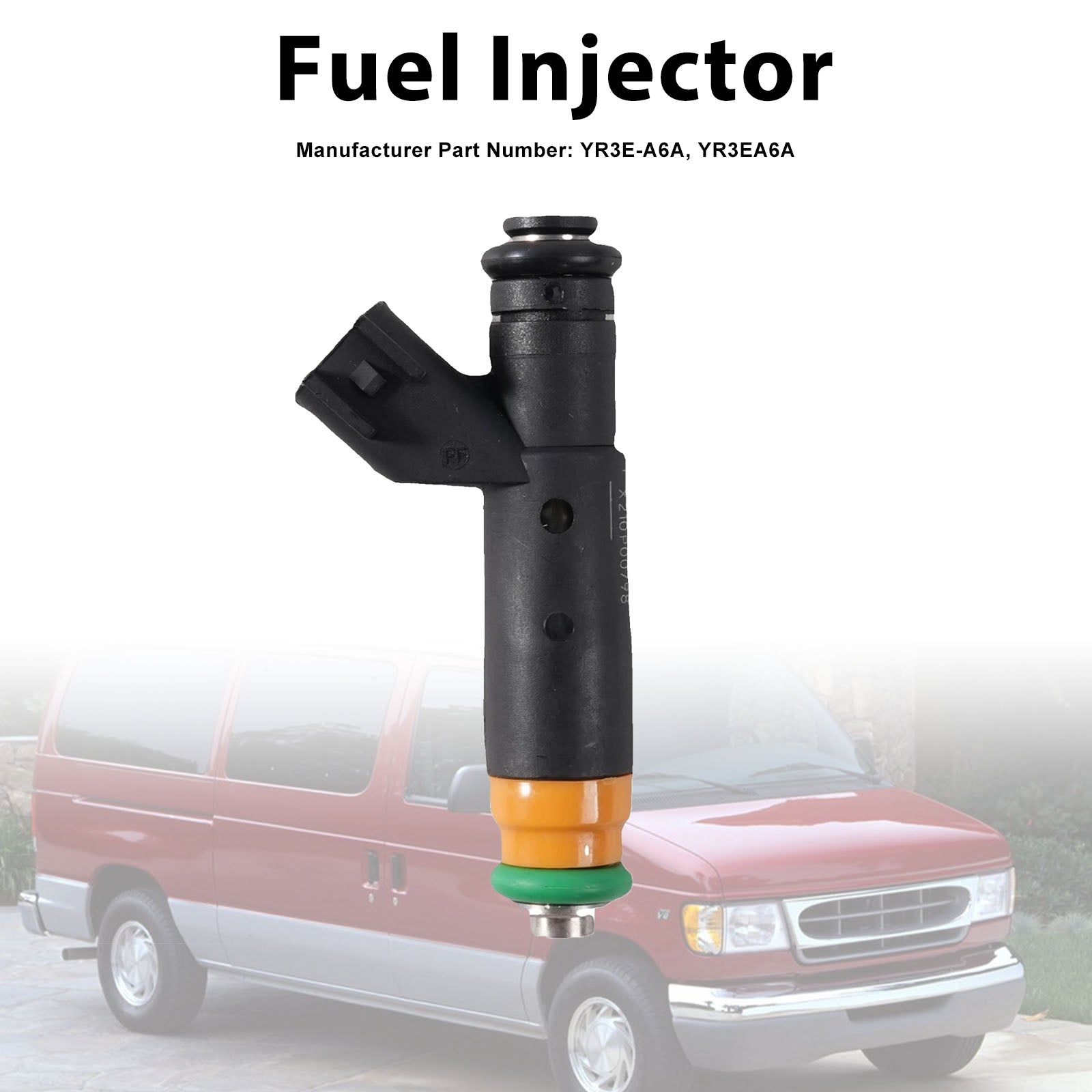 1Pcs Fuel Injector For Ford E-150 E-250 F-150 4.2L V6 2000-2003 YR3E-A6A