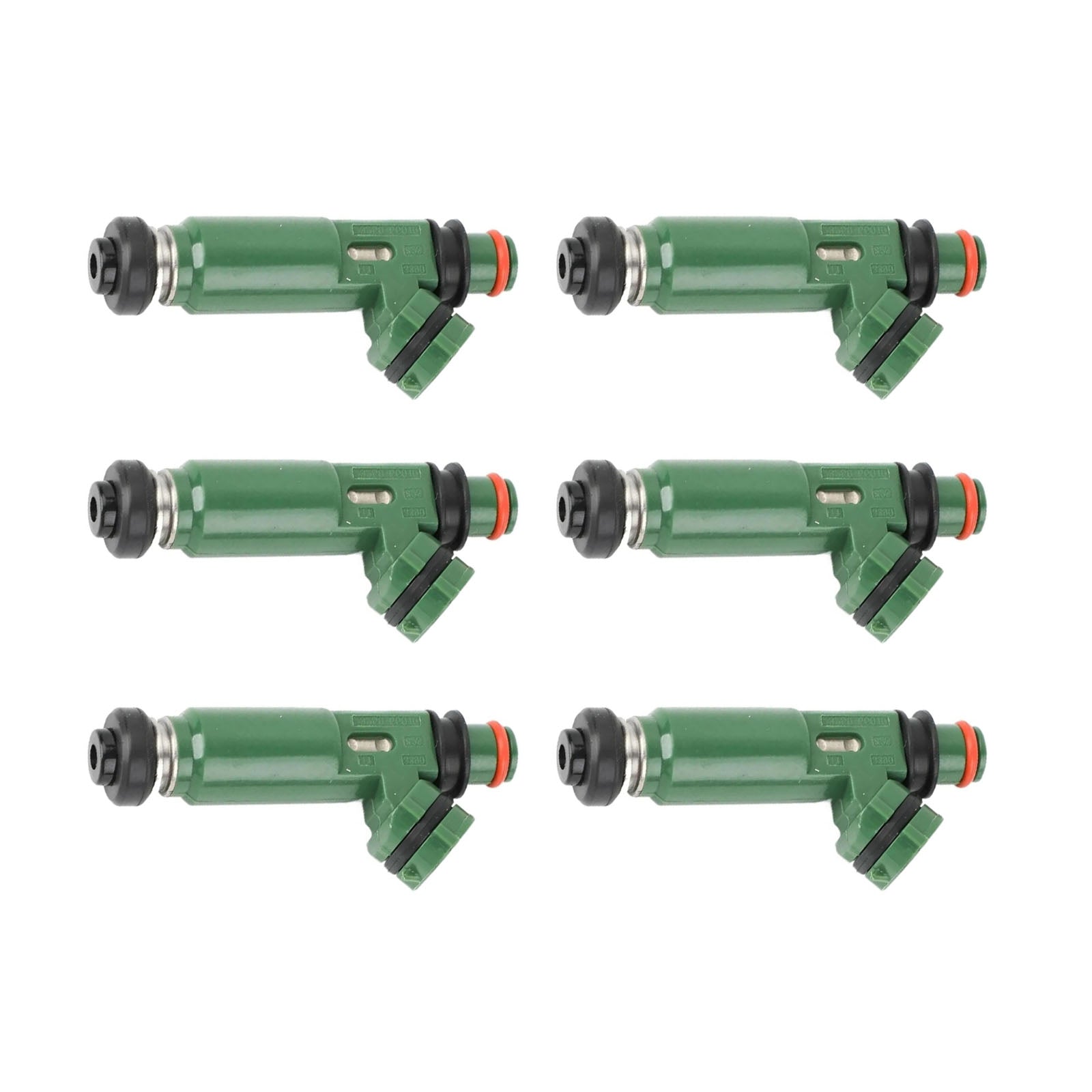 6Pcs Fuel Injector For Toyota Landcruiser FZJ78 1FZ-FE 1999-06 23250-66010