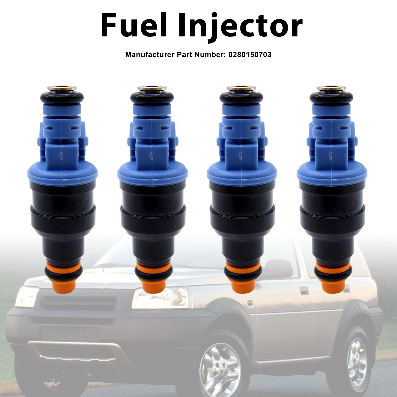 4Pcs Fuel Injector For Rover 75 1999-2005 For MG MGF 1995-2002 0280150703