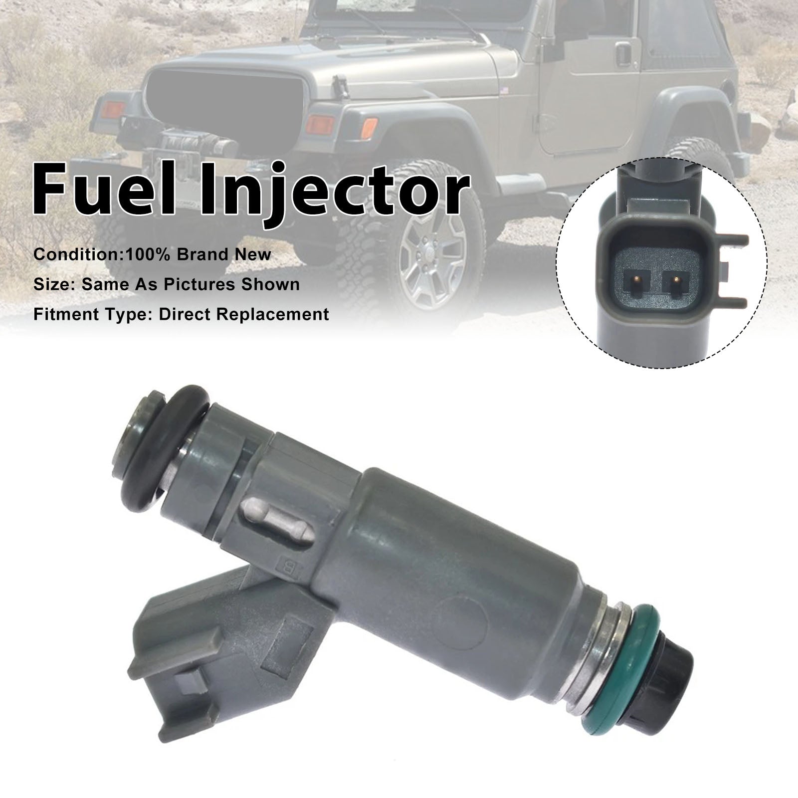 1Pcs Fuel Injector For Jeep TJ Wrangler 05-06 Liberty 2004-2005 53013656AA
