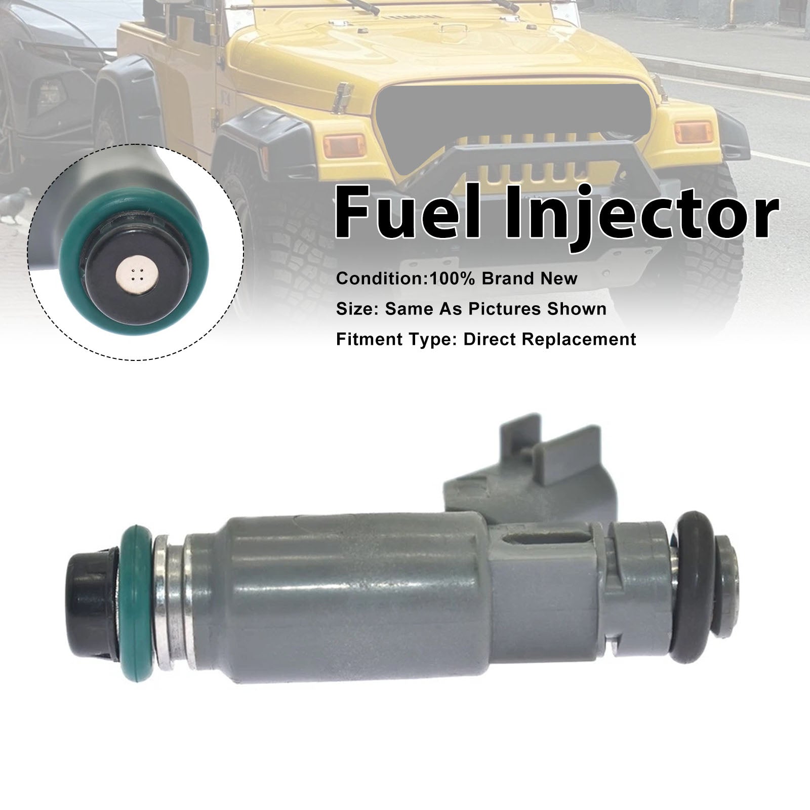 1Pcs Fuel Injector For Jeep TJ Wrangler 05-06 Liberty 2004-2005 53013656AA