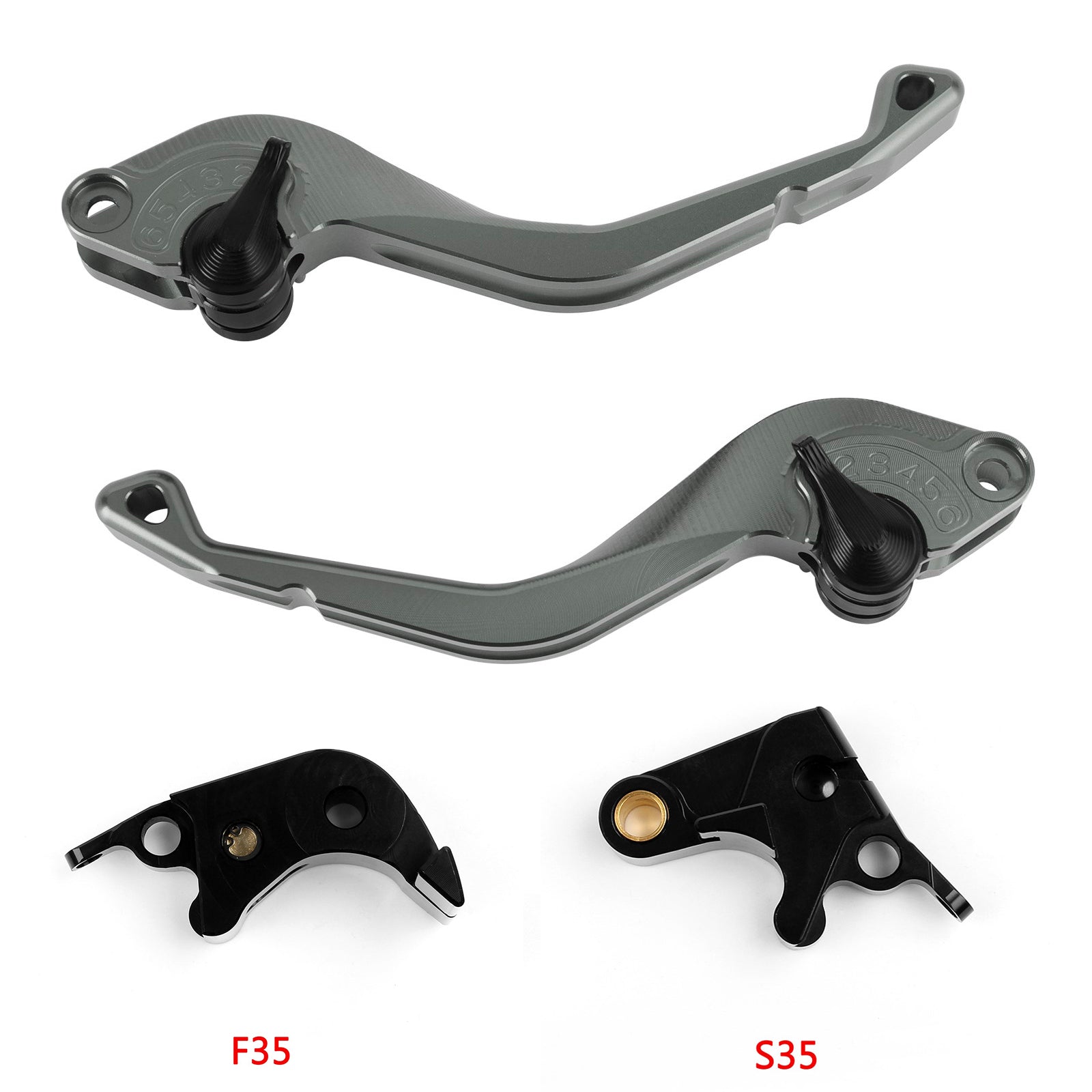 Short Clutch Brake Lever fit for Suzuki GSXR600 750 2006-10 GSXR1000 05-2006