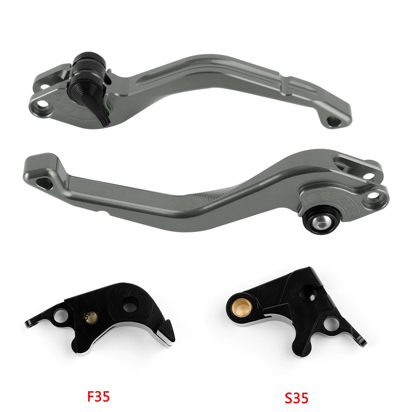 Short Clutch Brake Lever fit for Suzuki GSXR600 750 2006-10 GSXR1000 05-2006