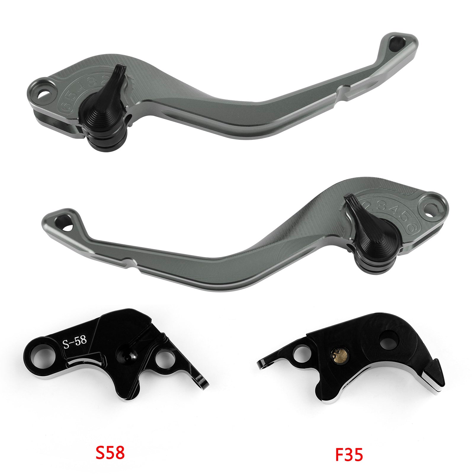 Short Clutch Brake Lever fit for Suzuki GSXR600 750 2006-2010 GSX-S1000/F 2015