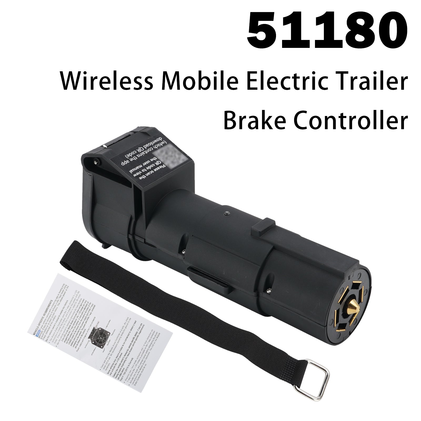51180 Wireless Mobile Electric Trailer Brake Controller with Bluetooth-Enabled