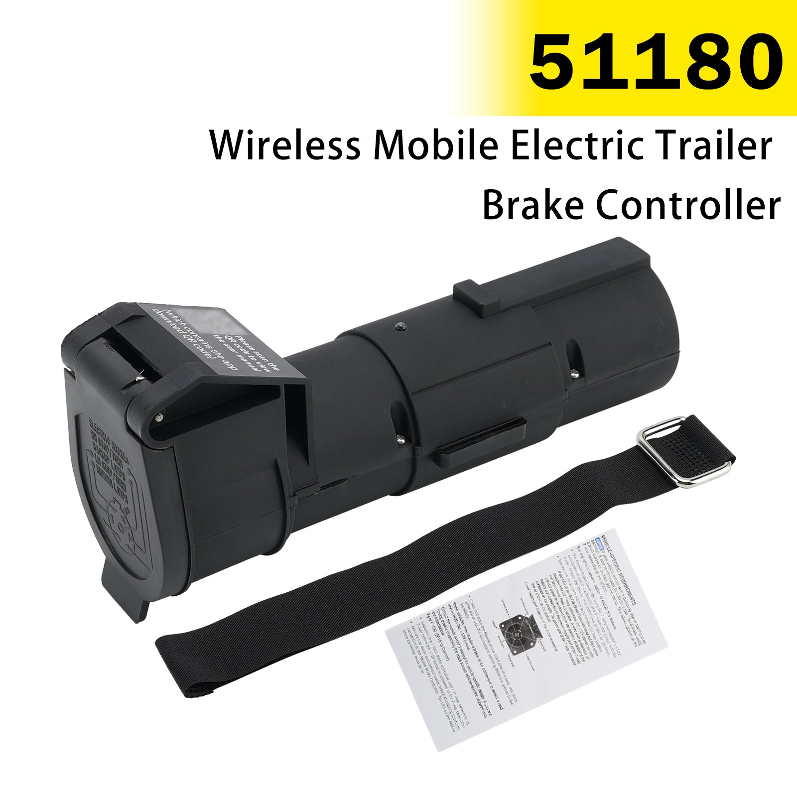 51180 Wireless Mobile Electric Trailer Brake Controller with Bluetooth-Enabled