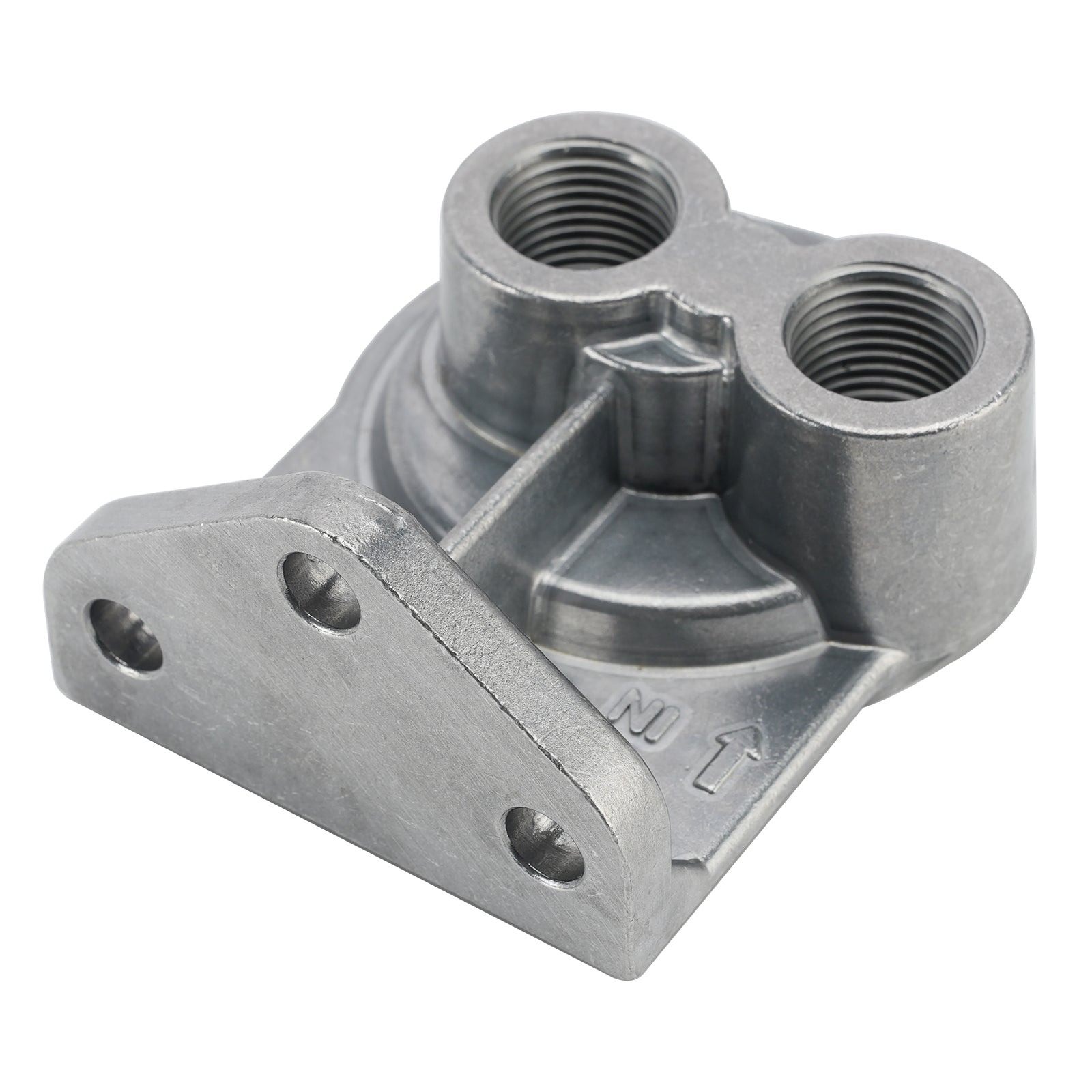 15708 Oil Filter Mount Kit 1/2 in NPT Female Ports 3/4-16 in Center Thread