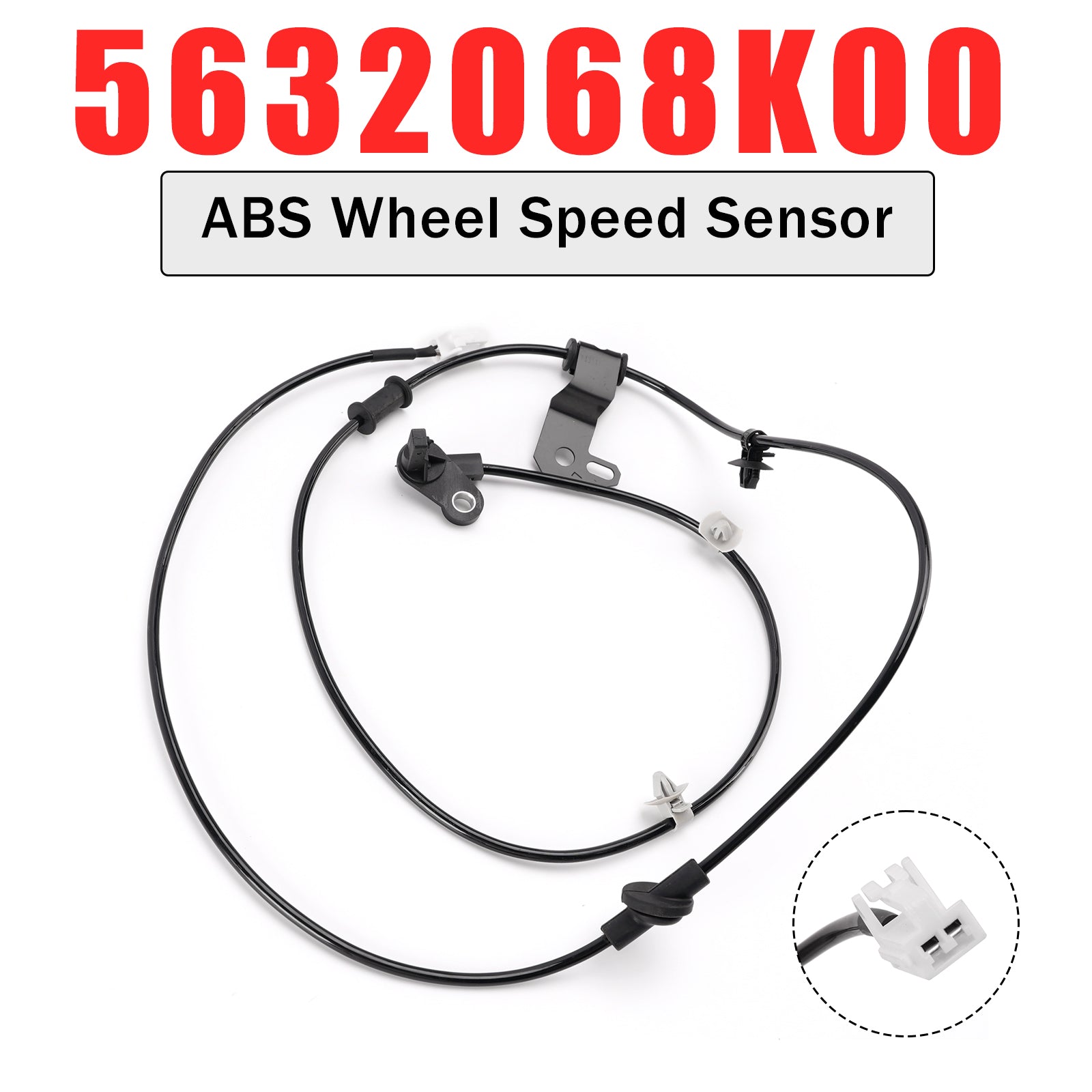 ABS Wheel Speed Sensor Rear Left for Suzuki Alto VII 2009-2024 1.0 5632068K00