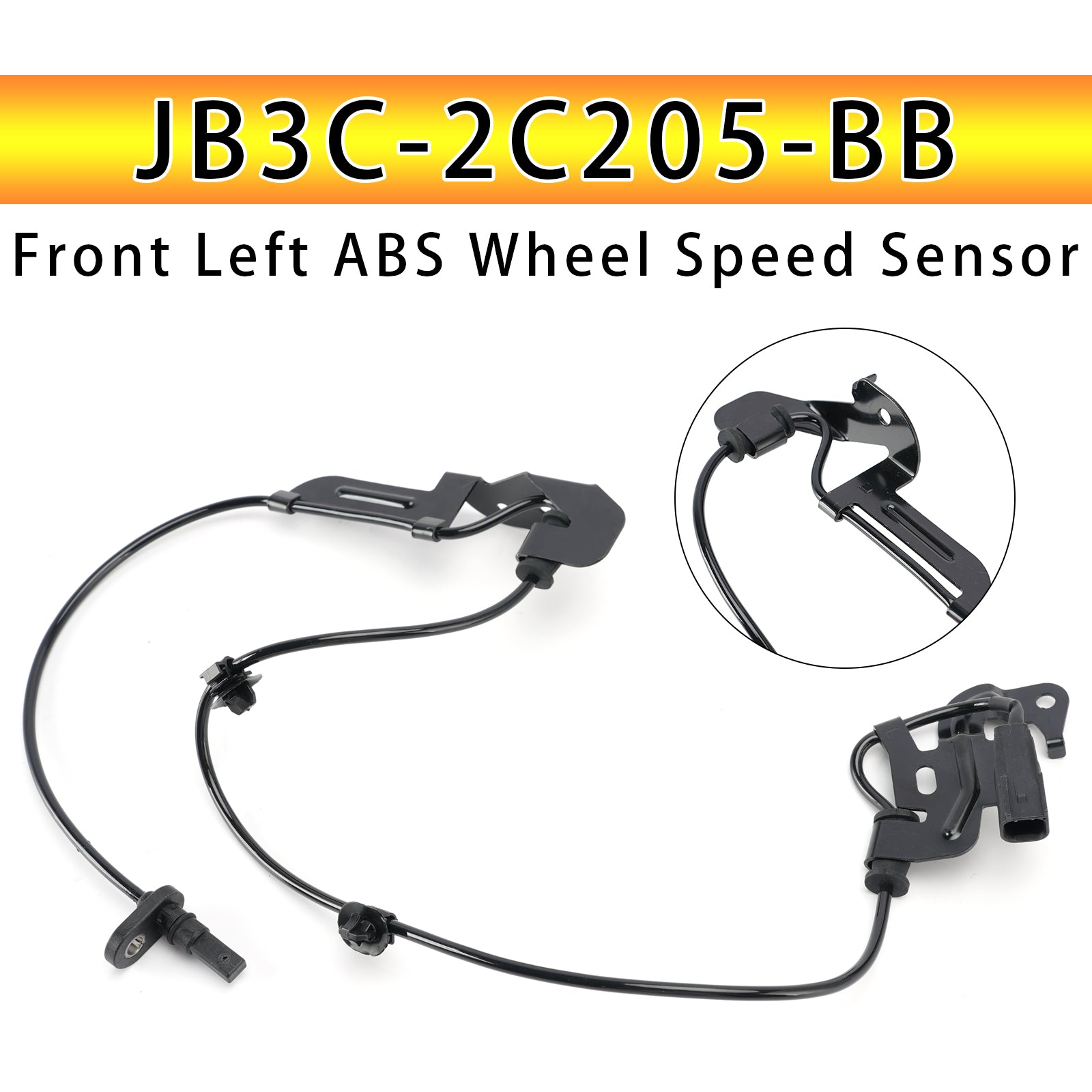 Front Left ABS Wheel Speed Sensor for Ford Ranger T6 Mk1 JB3C-2C205-BB
