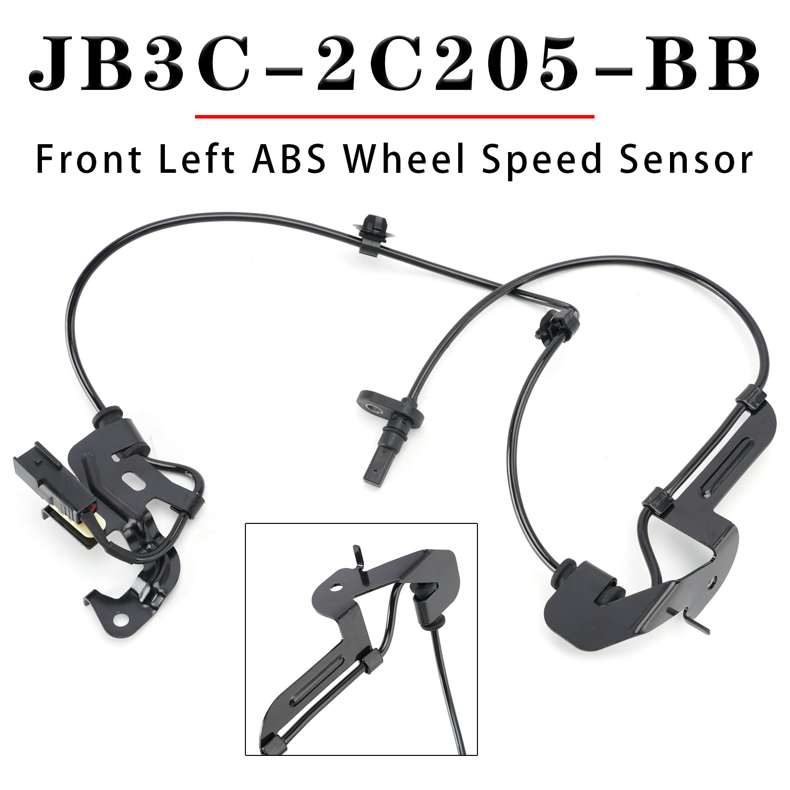 Front Left ABS Wheel Speed Sensor for Ford Ranger T6 Mk1 JB3C-2C205-BB