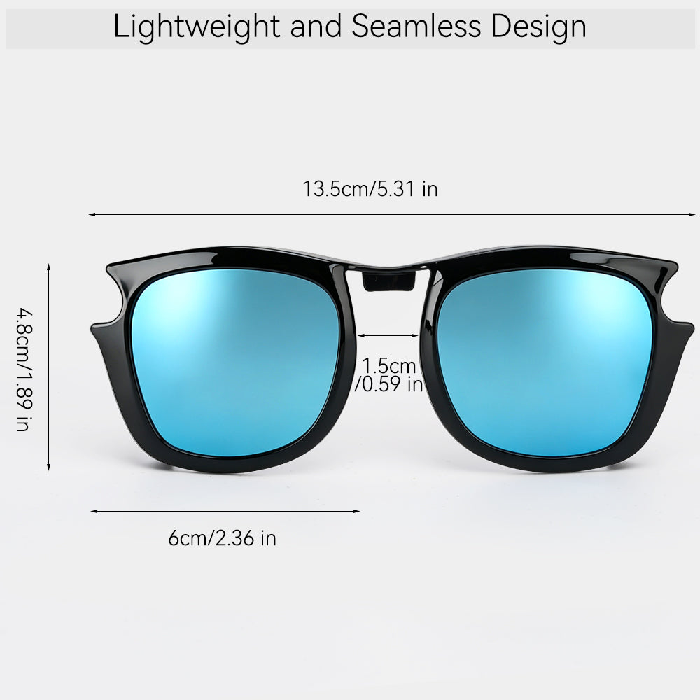 4Pcs Polarized Clip for Ray-Ban Meta Wayfarer & Gen 2 (RW4006/RW4012 Standard 50-22)