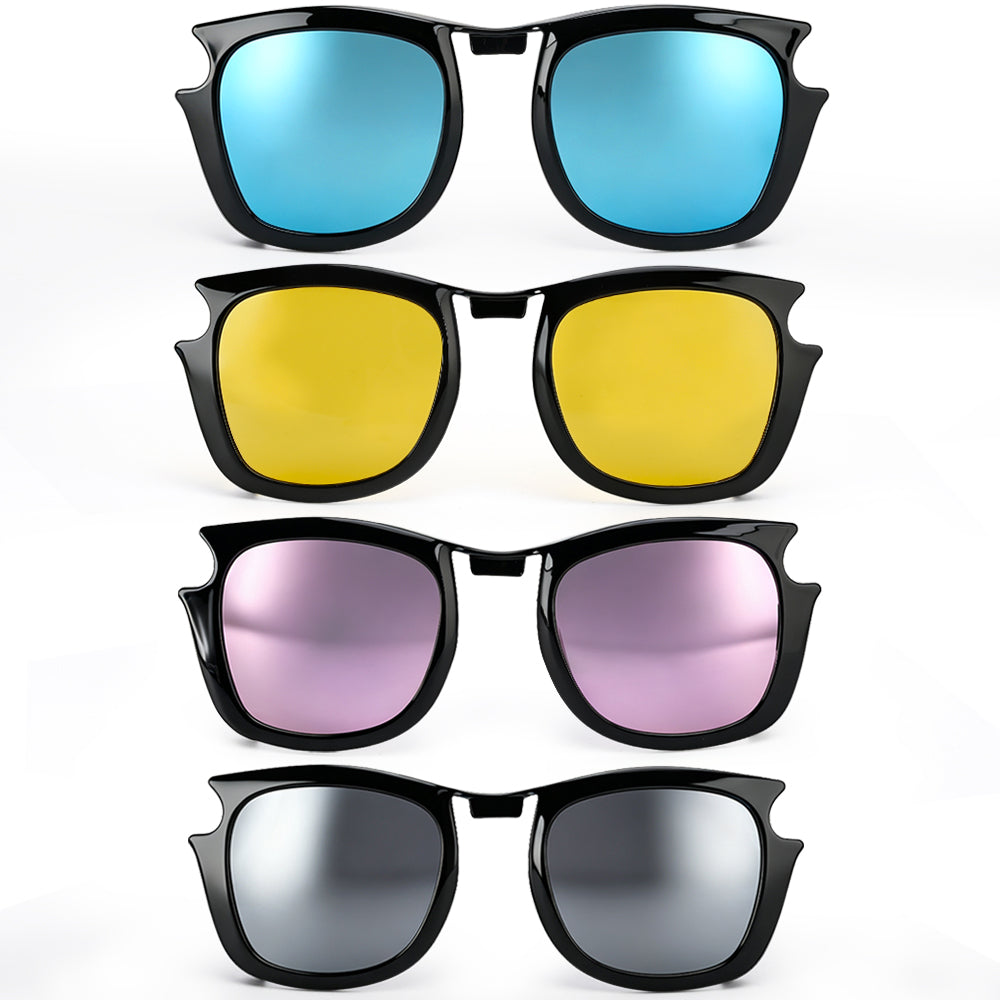 4Pcs Polarized Clip for Ray-Ban Meta Wayfarer & Gen 2 (RW4006/RW4012 Standard 50-22)