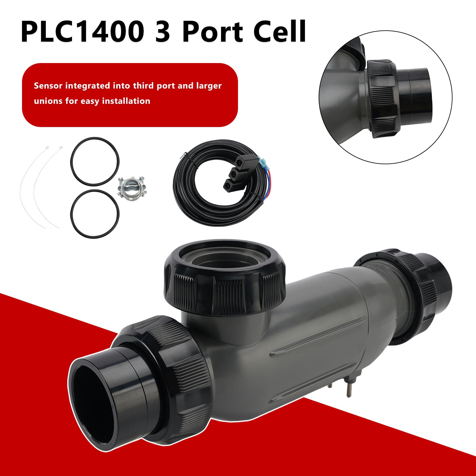 PLC1400 Replacement Cell Kit Includes Cell Cable Flow Sensor