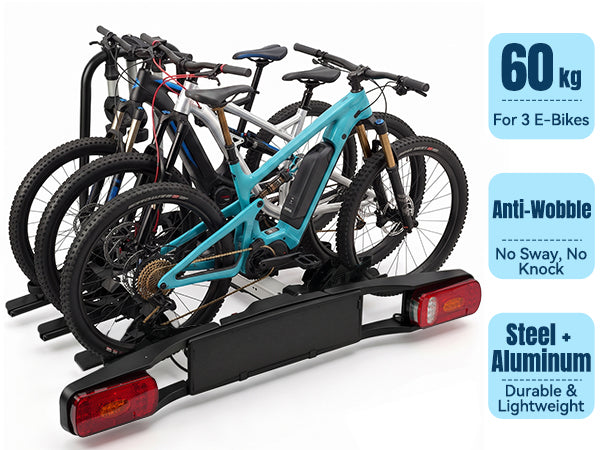 Bike Rack for 3 E-Bikes
