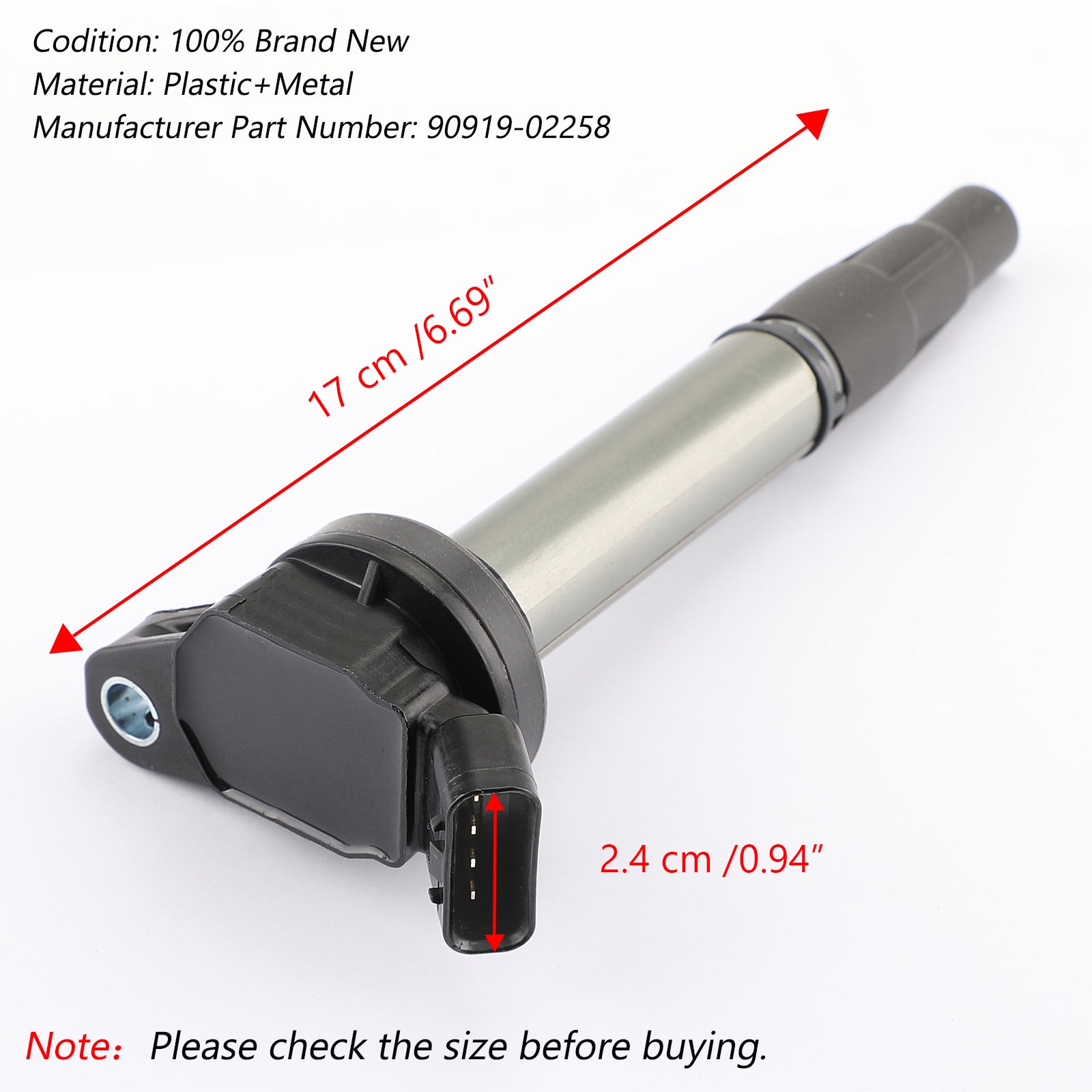 Ignition Coil 90919-02258 For Lexus CT200h 1.8L 2011-2015