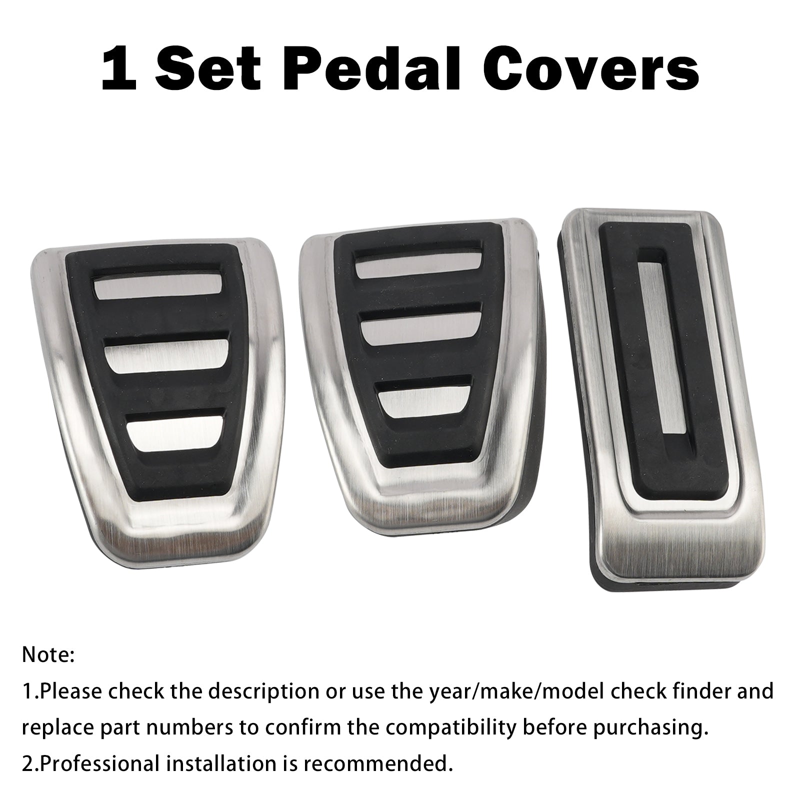 Pedal Set Pedals Pedal Caps For VW California T5 Camper Multivan VI 15-24