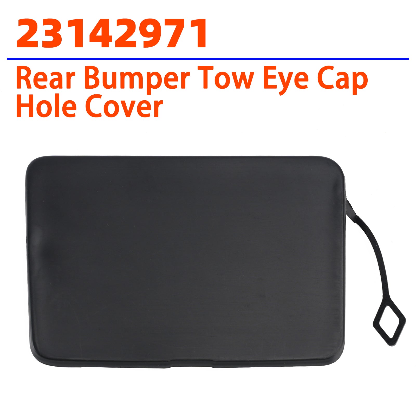 Rear Bumper Tow Eye Cap Hole Cover 23142971 for Suburban Tahoe 2015-2020