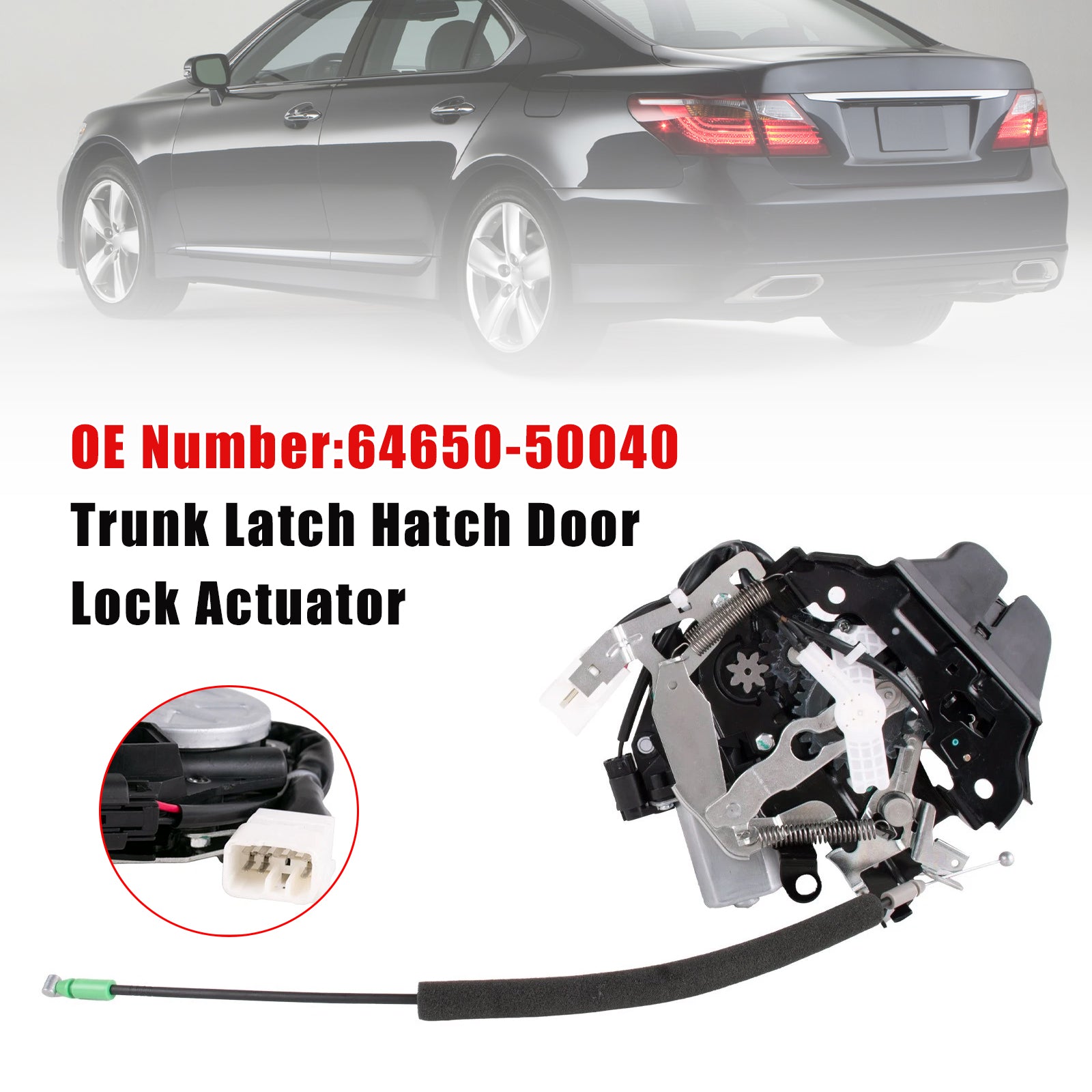 Trunk Door Lock Actuator Motor 64650-50040 For Lexus LS600h 2008-2012
