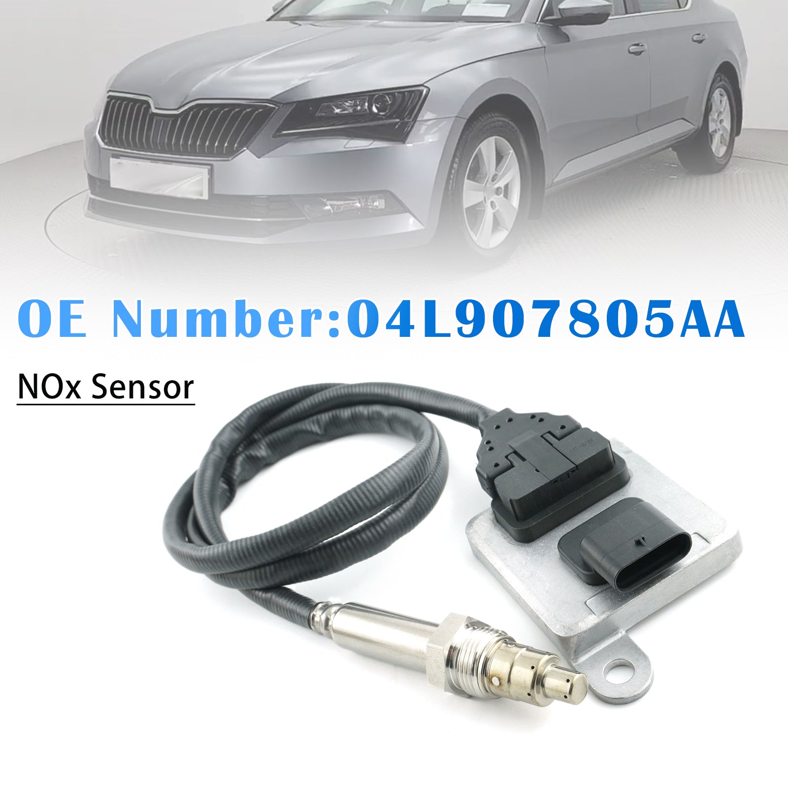 Nitrogen Oxide NOx Sensor 04L907805AA For SKODA SUPERB 3 SEAT ATECA VW Passat B8