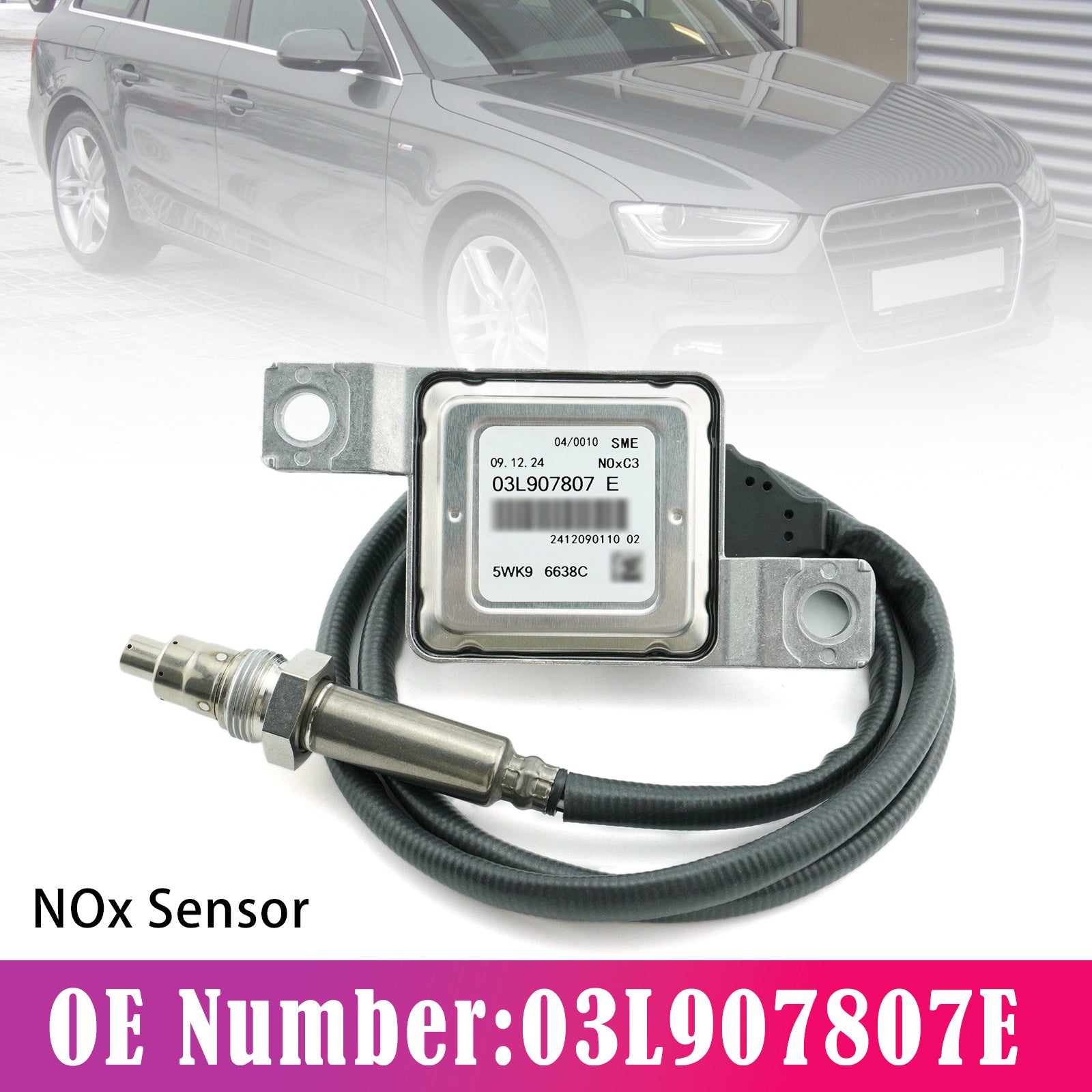 Nitrogen Oxide NOx Sensor 03L907807E For AUDI A4 B8 AVANT 3.0L V6 TDI 2011 2.0T