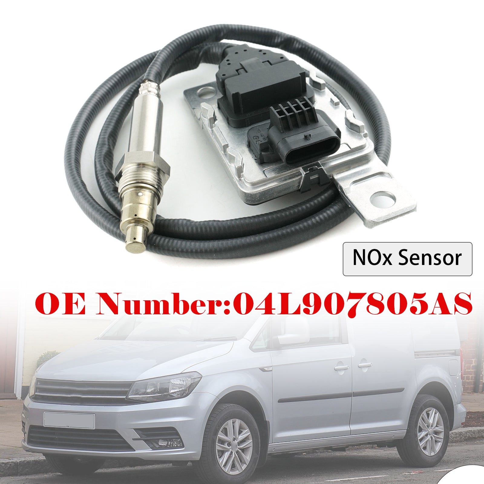 Nitrogen Oxide NOx Sensor 04L907805AS For VW Caddy 2.0 TDI 2015-2020
