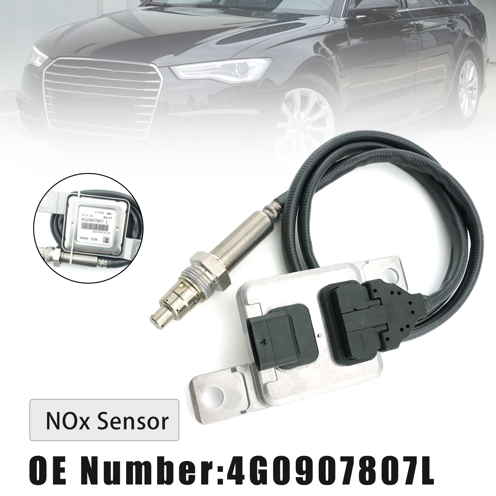 NOx Sensor 4G0907807L For AUDI A6 C7 2014-2018 A7 Sportback 2015-2018