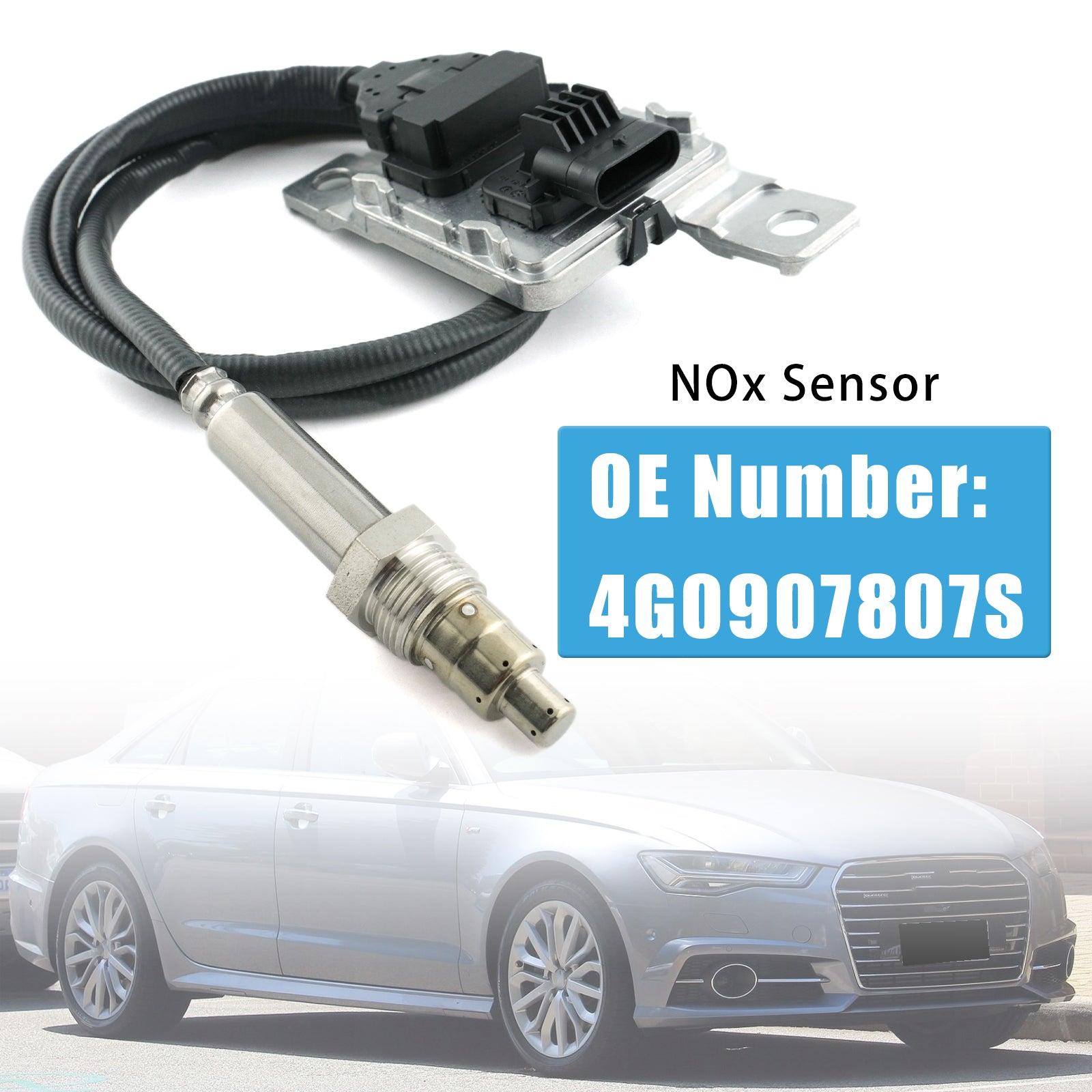 NOx Sensor 4G0907807S For VW Audi A6 4G2 4GC A7 4GA4GF 3.0 TDI Quattro