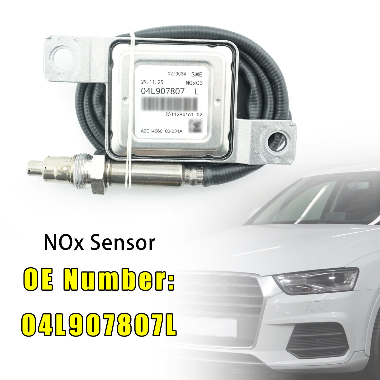 NOx Sensor 04L907807L For Audi Q3 8U VW Tiguan Seat Alhambra (7N) 2.0 TDI