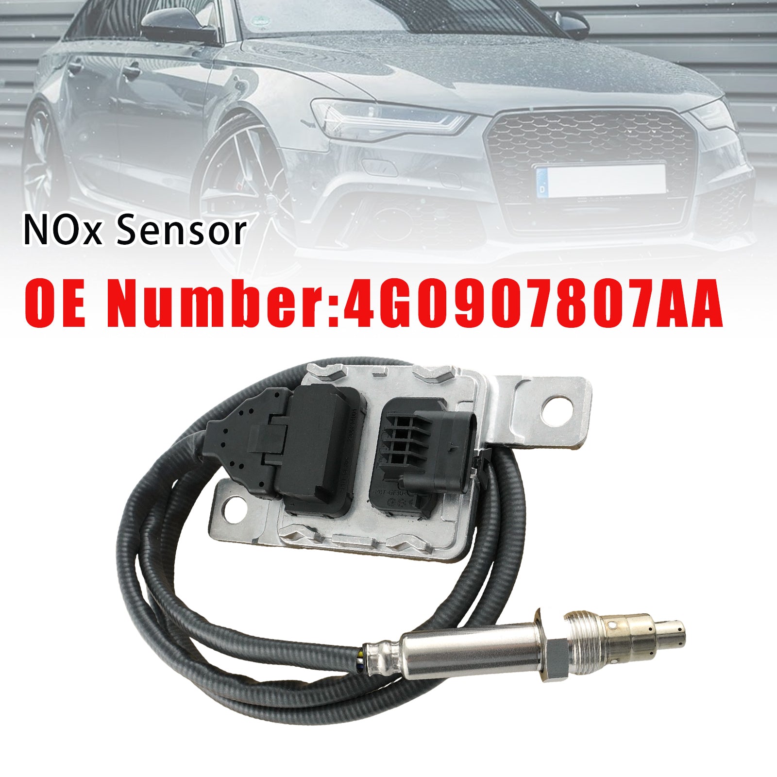 Nitrogen Oxide NOx Sensor 4G0907807AA For AUDI A6 C7 2014-2018
