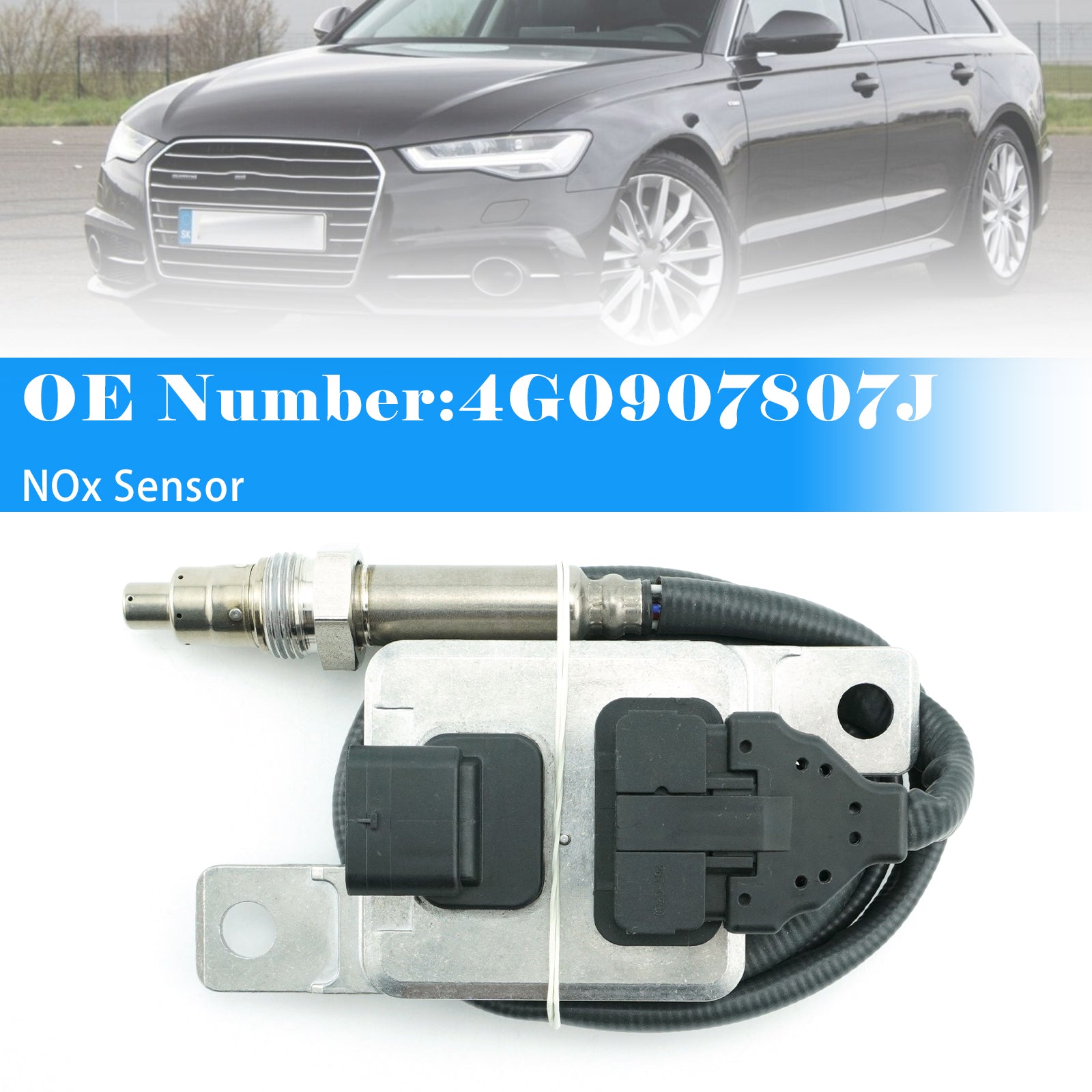 Nitrogen Oxide NOx Sensor 4G0907807J For Audi A6 Avant A6 A7 Sportback 3.0 TDI