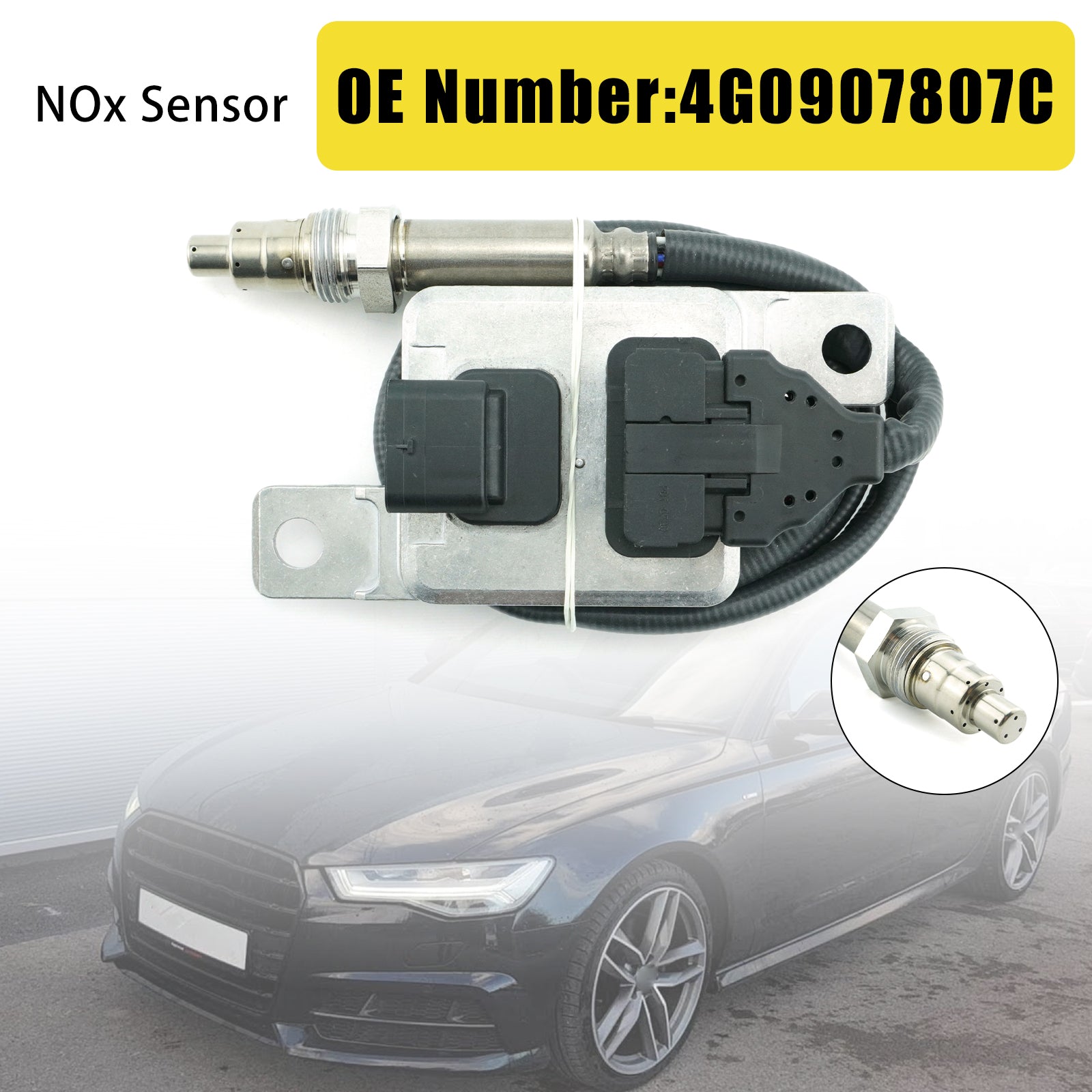 NOx Sensor 4G0907807C For Audi A6 A7 Quattro 3.0 TDI Diesel Turbo 2014-2016