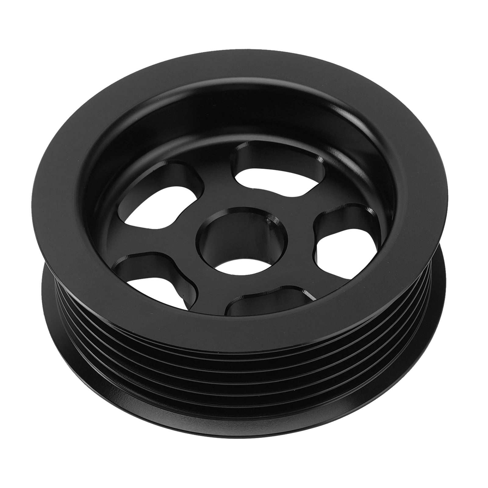 3" OD Overdrive Alternator Pulley 6 Rib Billet Aluminum For LS1 LS2 LS3 LS6
