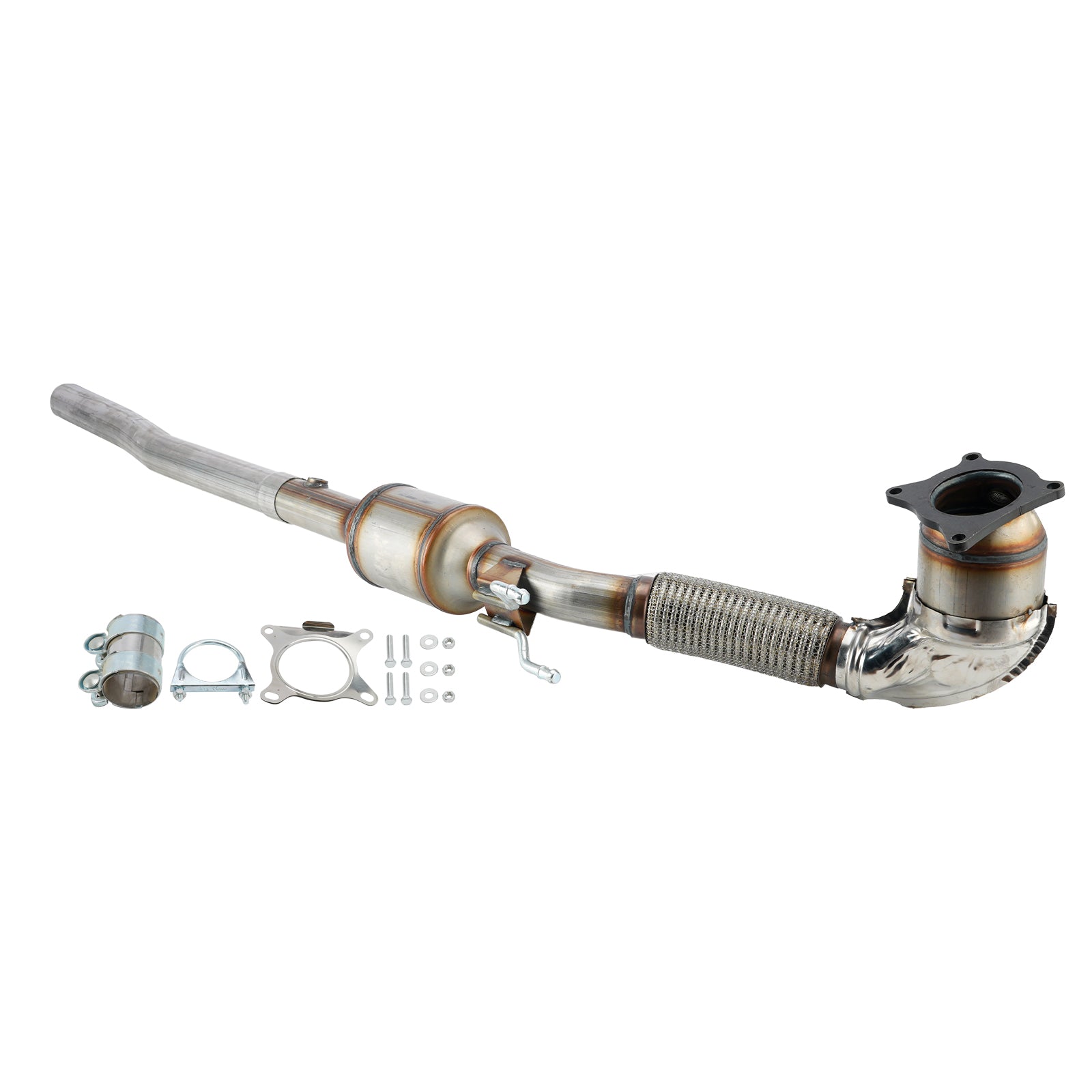 Exhaust Catalytic Converter For Audi A3 Seat Leon VW Golf V Jetta III 2.0