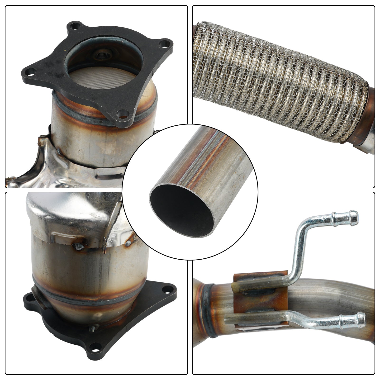 Exhaust Catalytic Converter For Audi A3 Seat Leon VW Golf V Jetta III 2.0