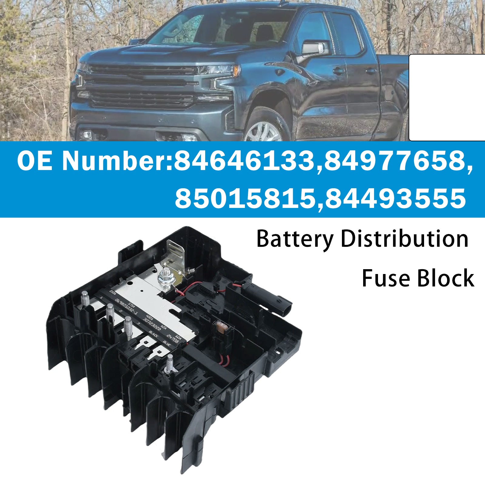 84646133 Battery Distribution Fuse Block For Chevy Silverado 2021-2025
