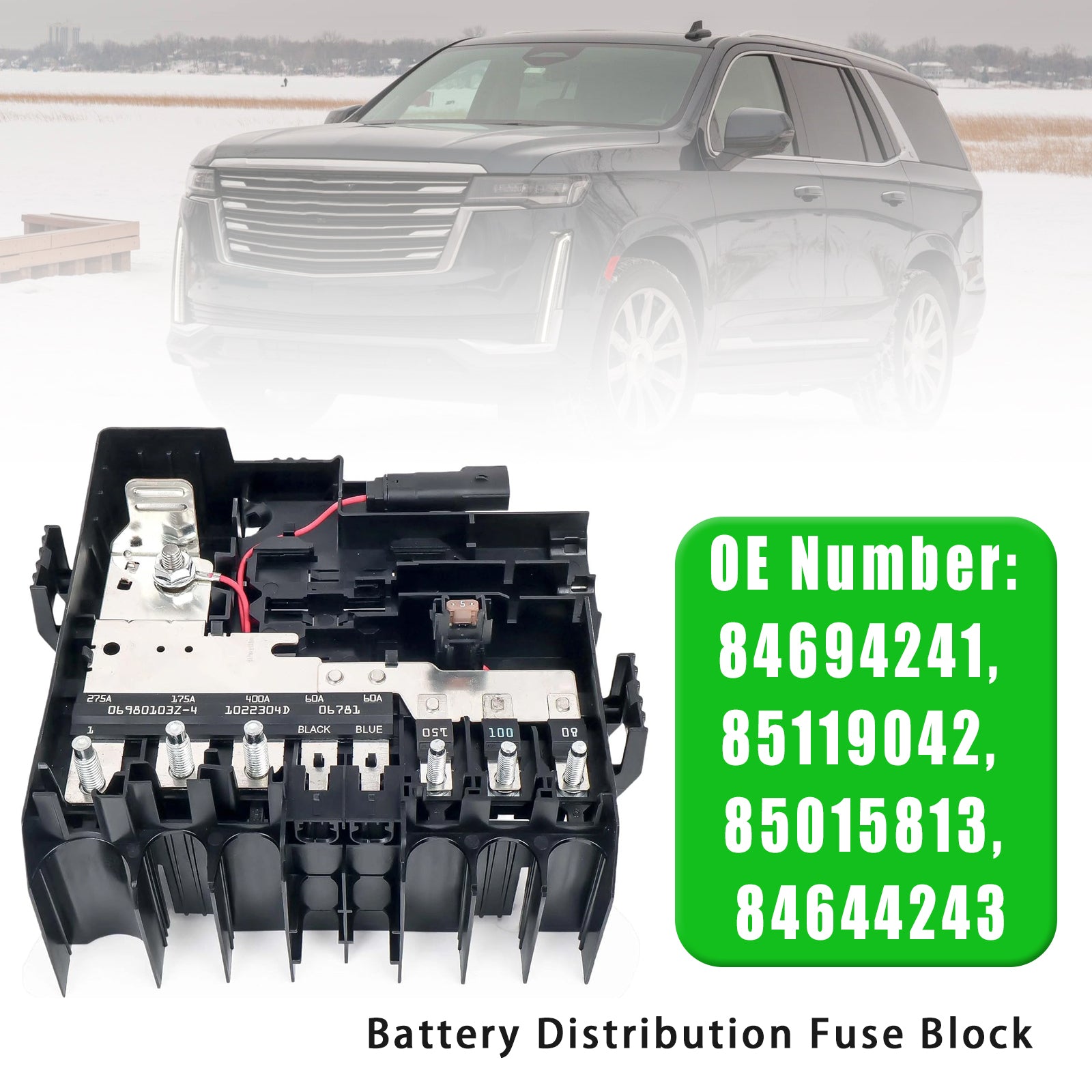 Battery Distribution Fuse Block For GMC Sierra Yukon  Cadillac Escalade