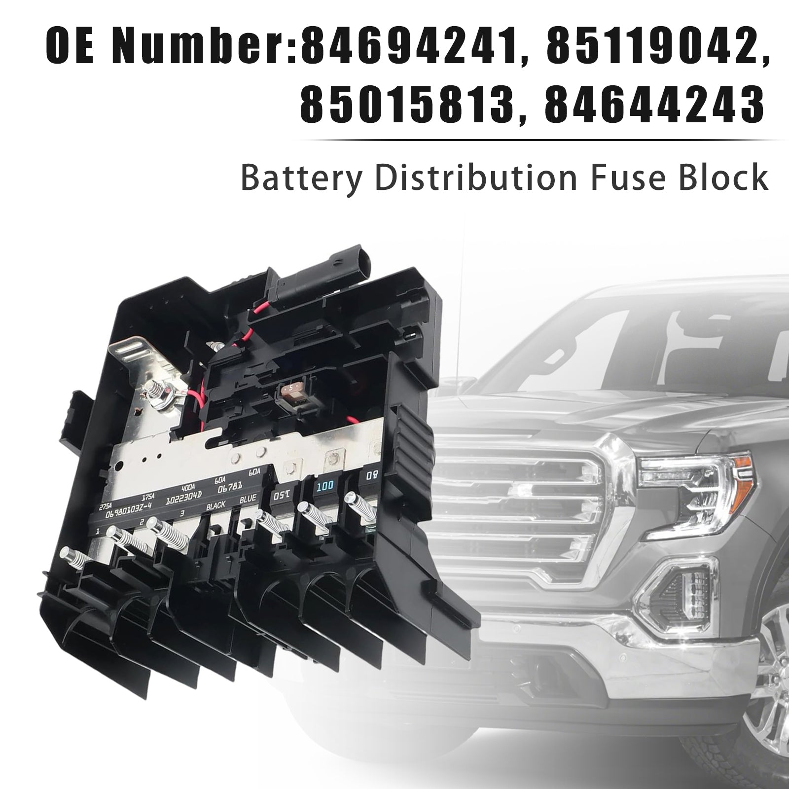 Battery Distribution Fuse Block For GMC Sierra Yukon  Cadillac Escalade