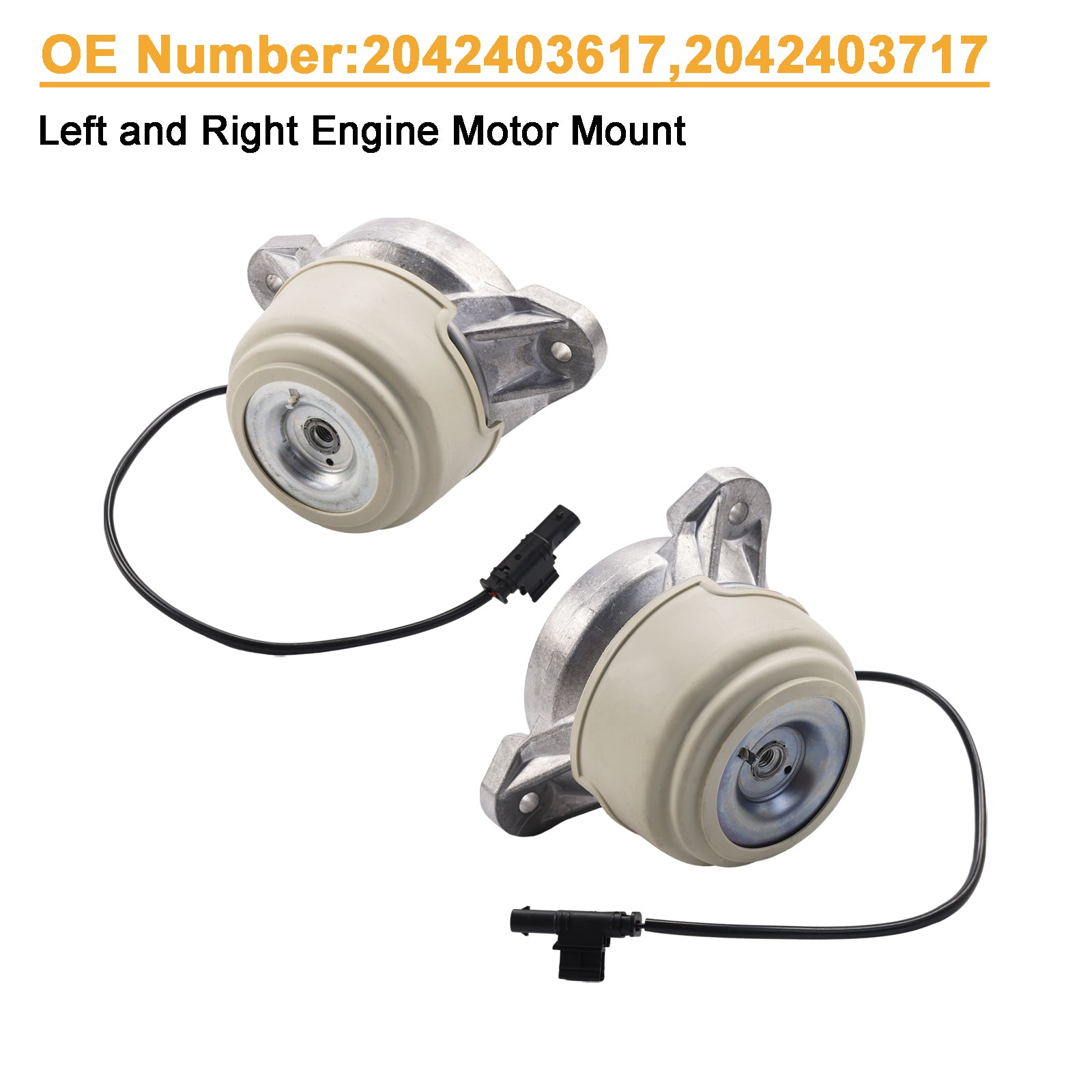 Left Right Engine Mount 2042403617 2042403717 For Mercedes-Benz GLK250 2013-2015