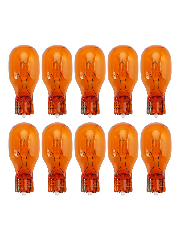 10Pcs Car Light Halogen Amber Signal Bulb WY16W 921NA 12V 16W For OSRAM
