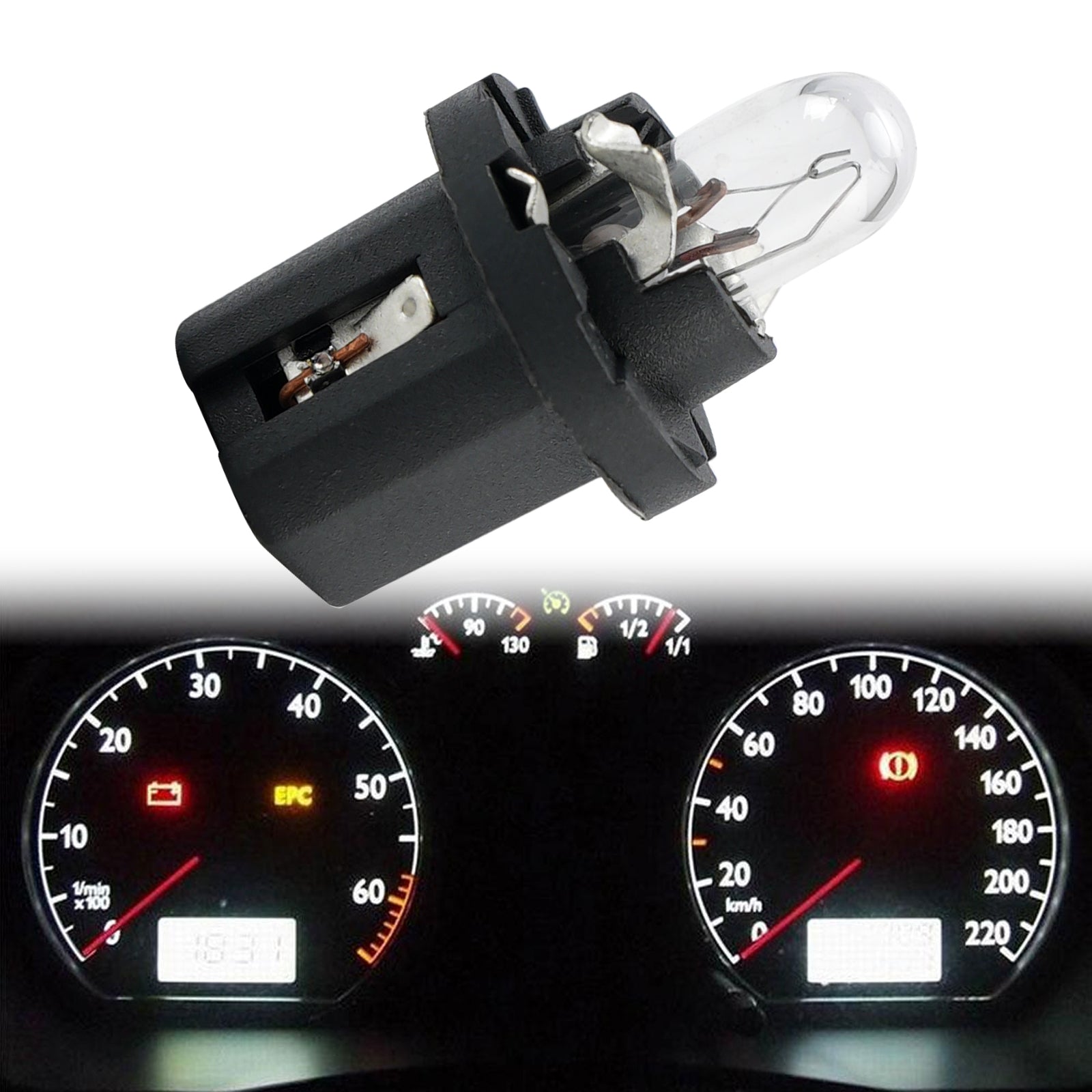 Car Light Halogen Instrument Panel Bulb 2721MF8 12V 1.2W B8.3D For OSRAM