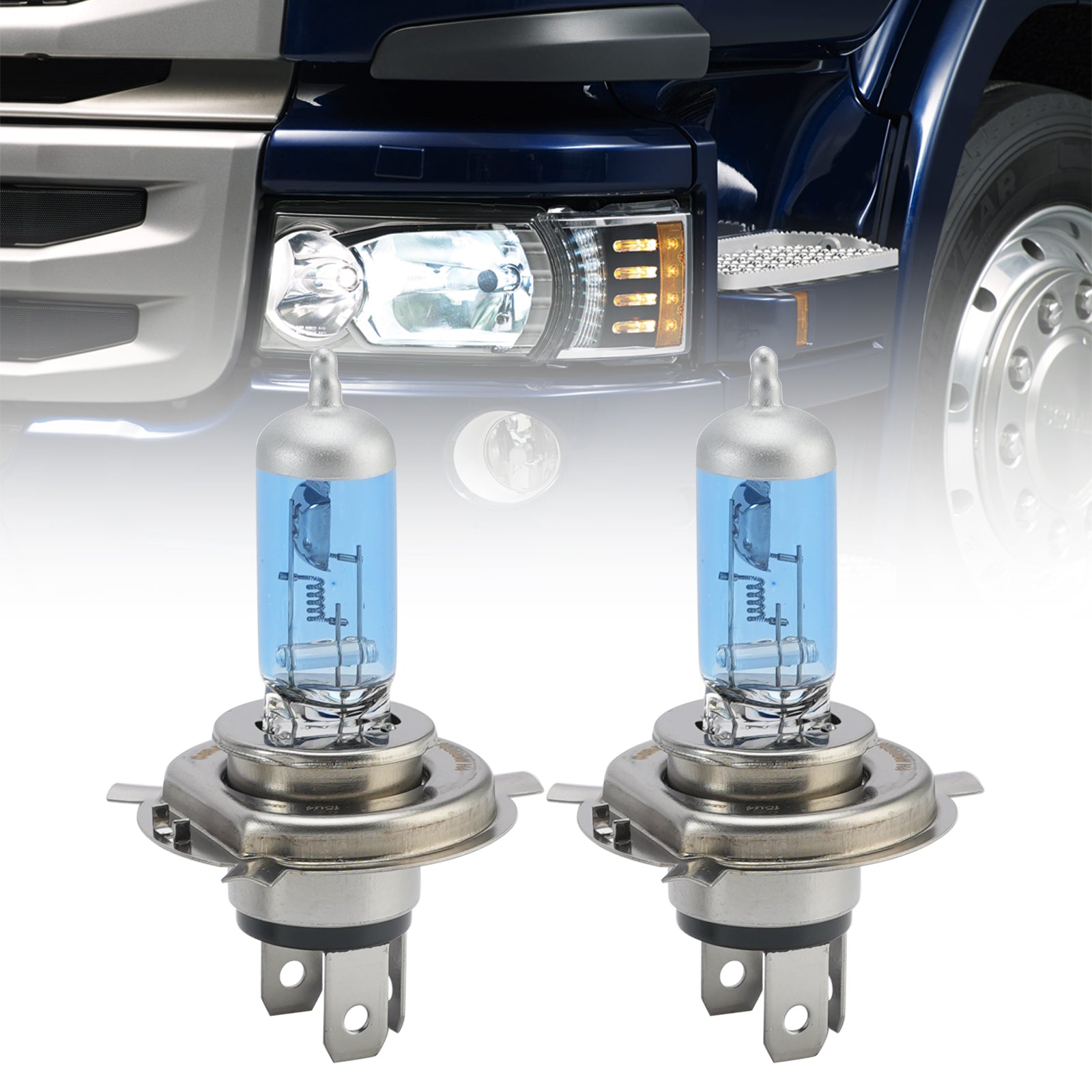 Car Light Truck X Halogen Headlight Bulb H4 62248TX 24V 100/90W For OSRAM