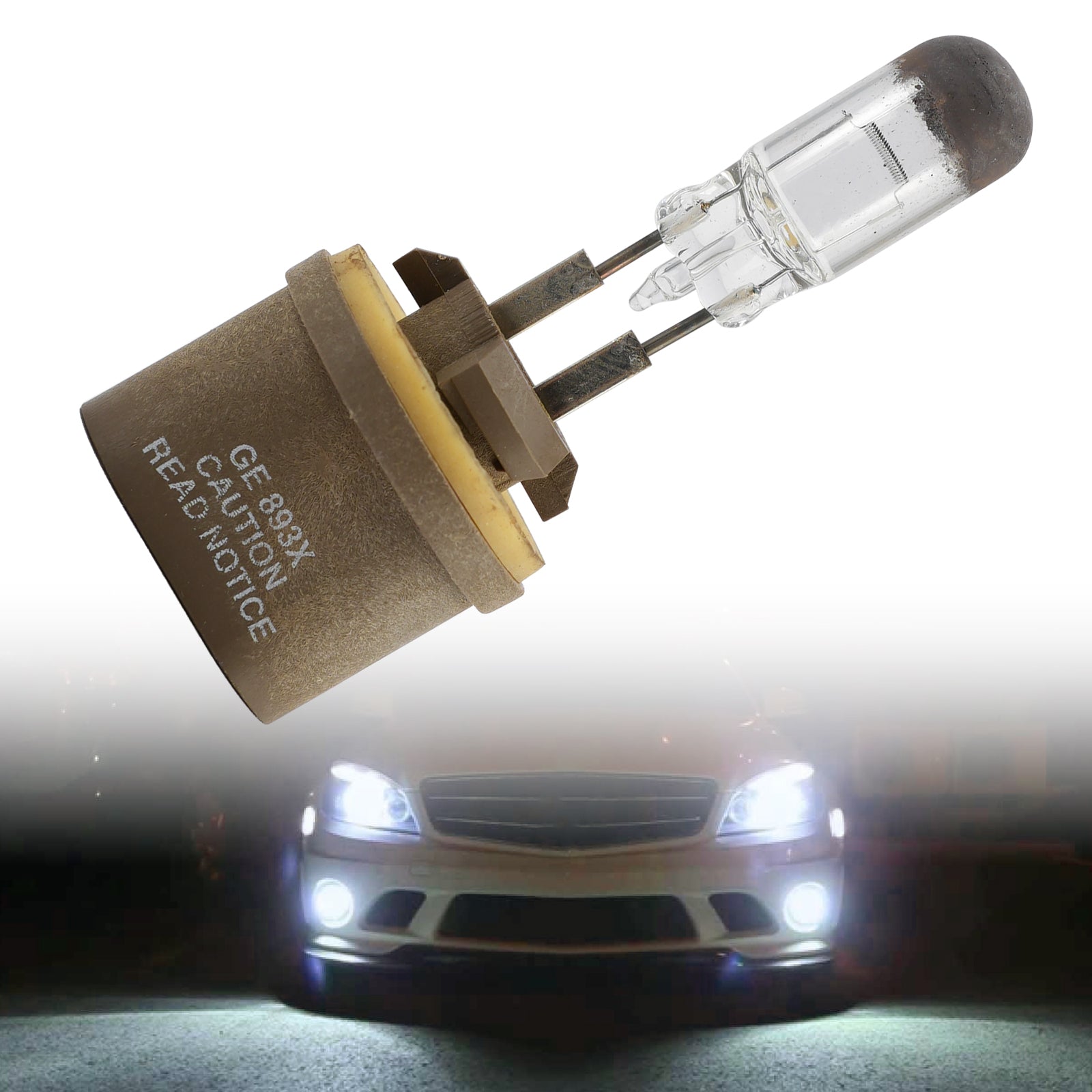 Car Light Standard Halogen Fog Bulb H27W/1 893X 12V 37W PGJ13 For GE