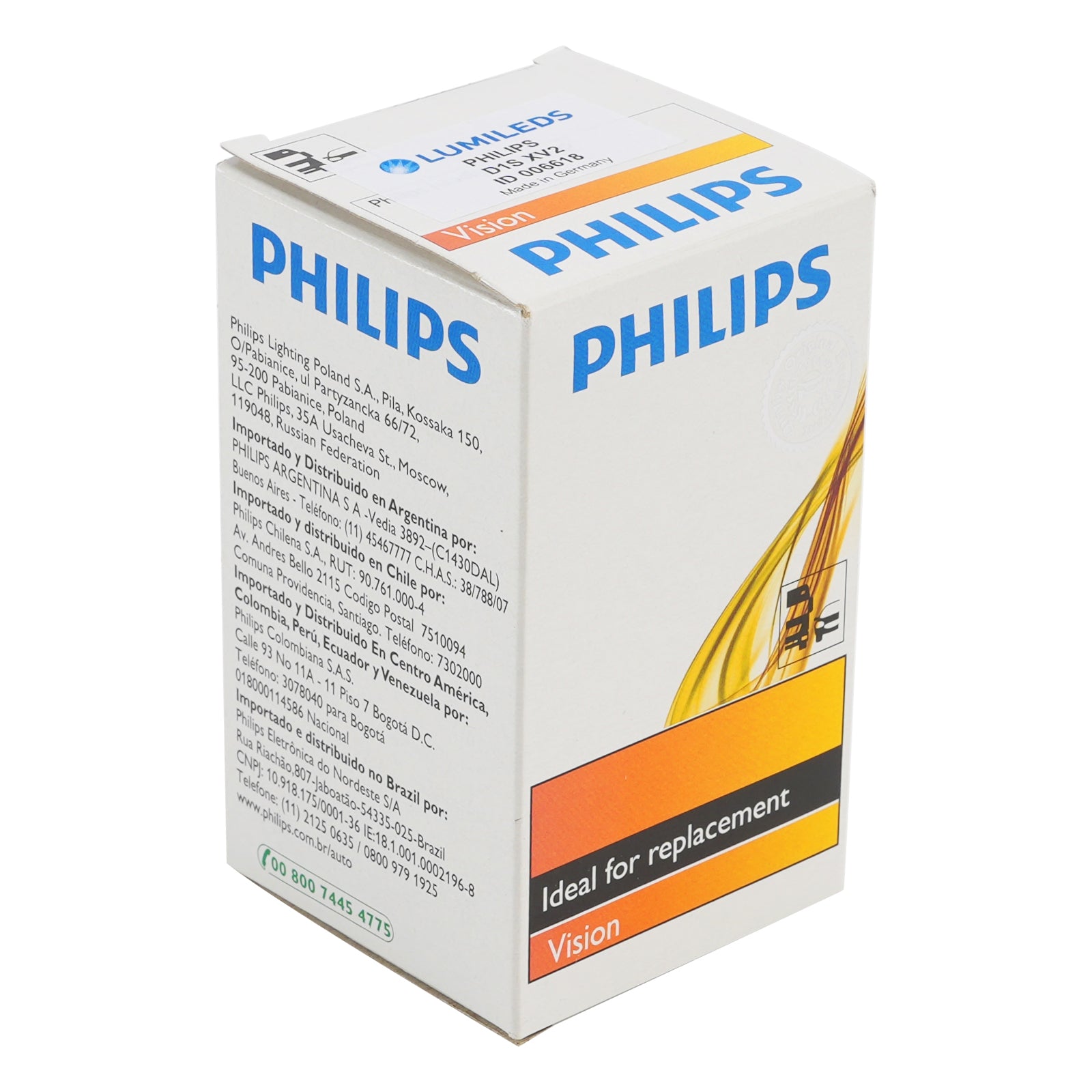 Car Light Xenon-White X-tremeVision D1S 85415XV 85V 35W 4800K For PHILIPS