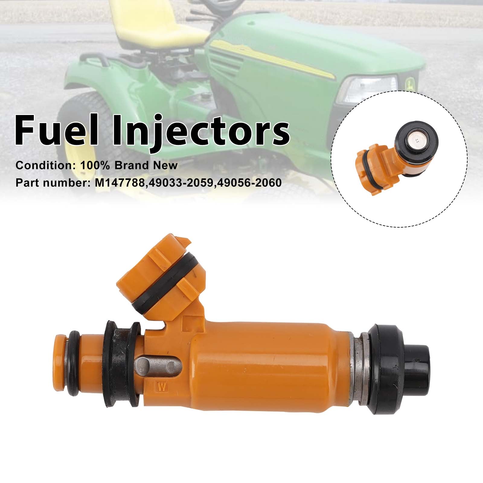 M147788 Fuel Injectors 49033-2059 49056-2060 For Kawasaki John Deere 797