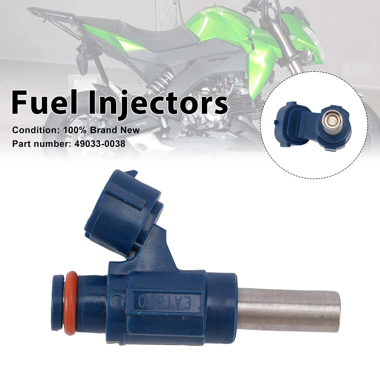 Fuel Injectors 49033-0038 For Kawasaki Z125 Pro BR125 2017-2025